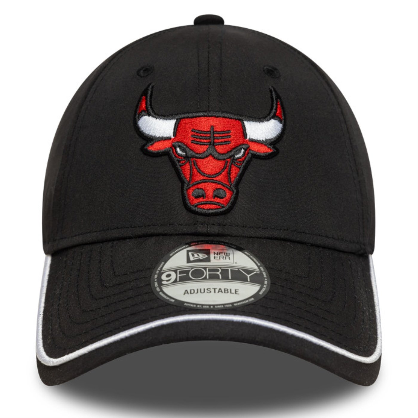 Bone New Era  9FORTY Chicago Bulls NBA Preto Preto 2