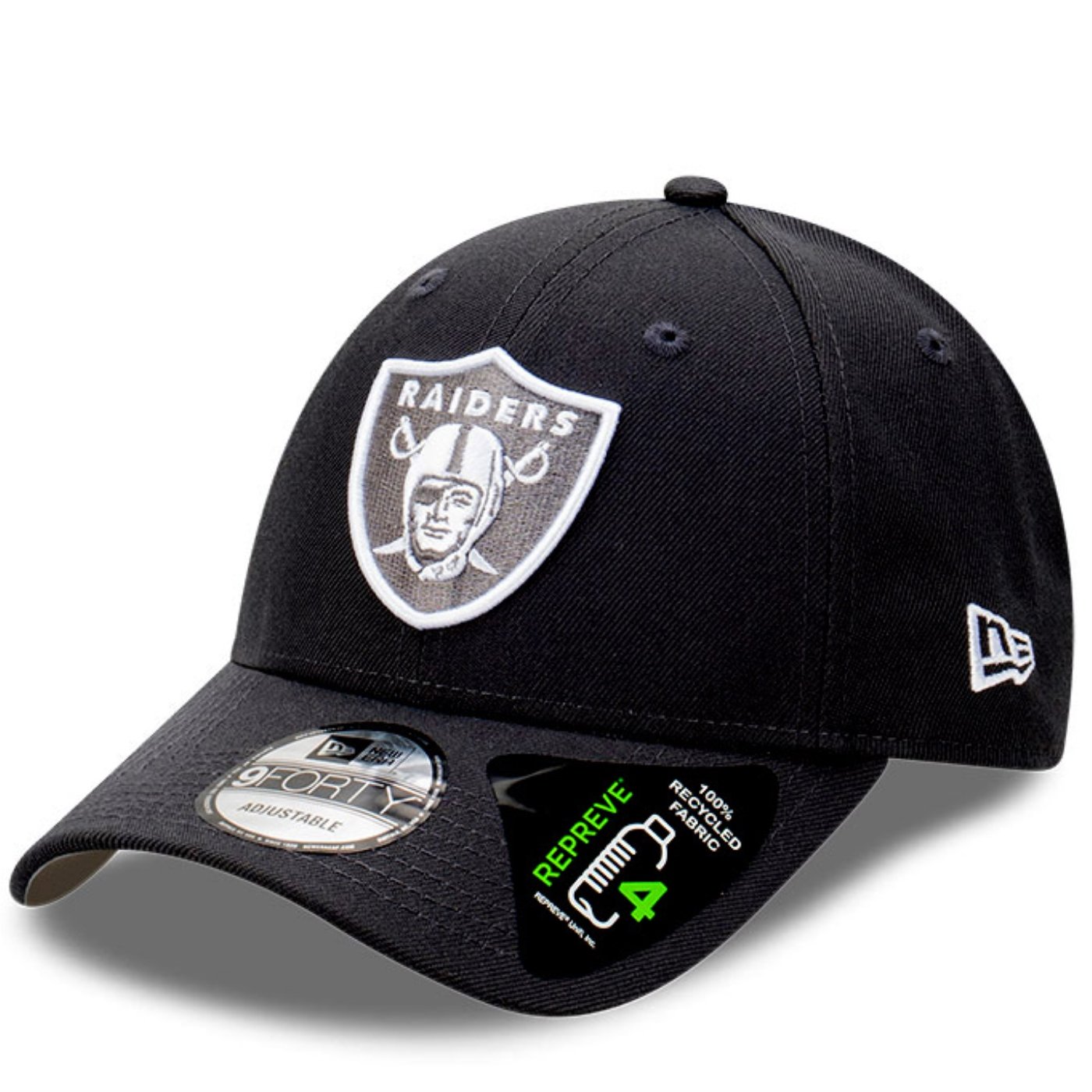Bone New Era 9FORTY Las Vegas Raiders NFL Chumbo Chumbo 1