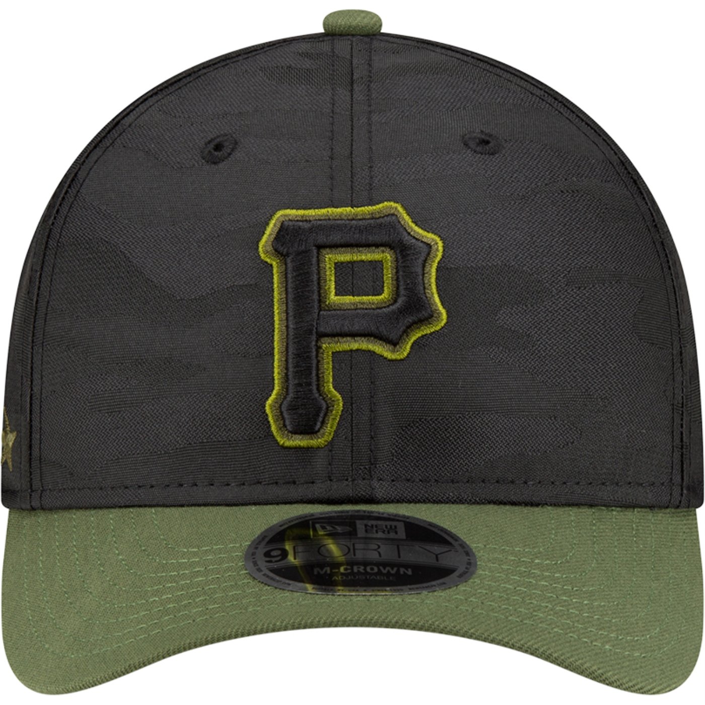 Bone New Era 9FORTY M-Crown MLB Player Replica Pittsburgh Pirates Preto 3