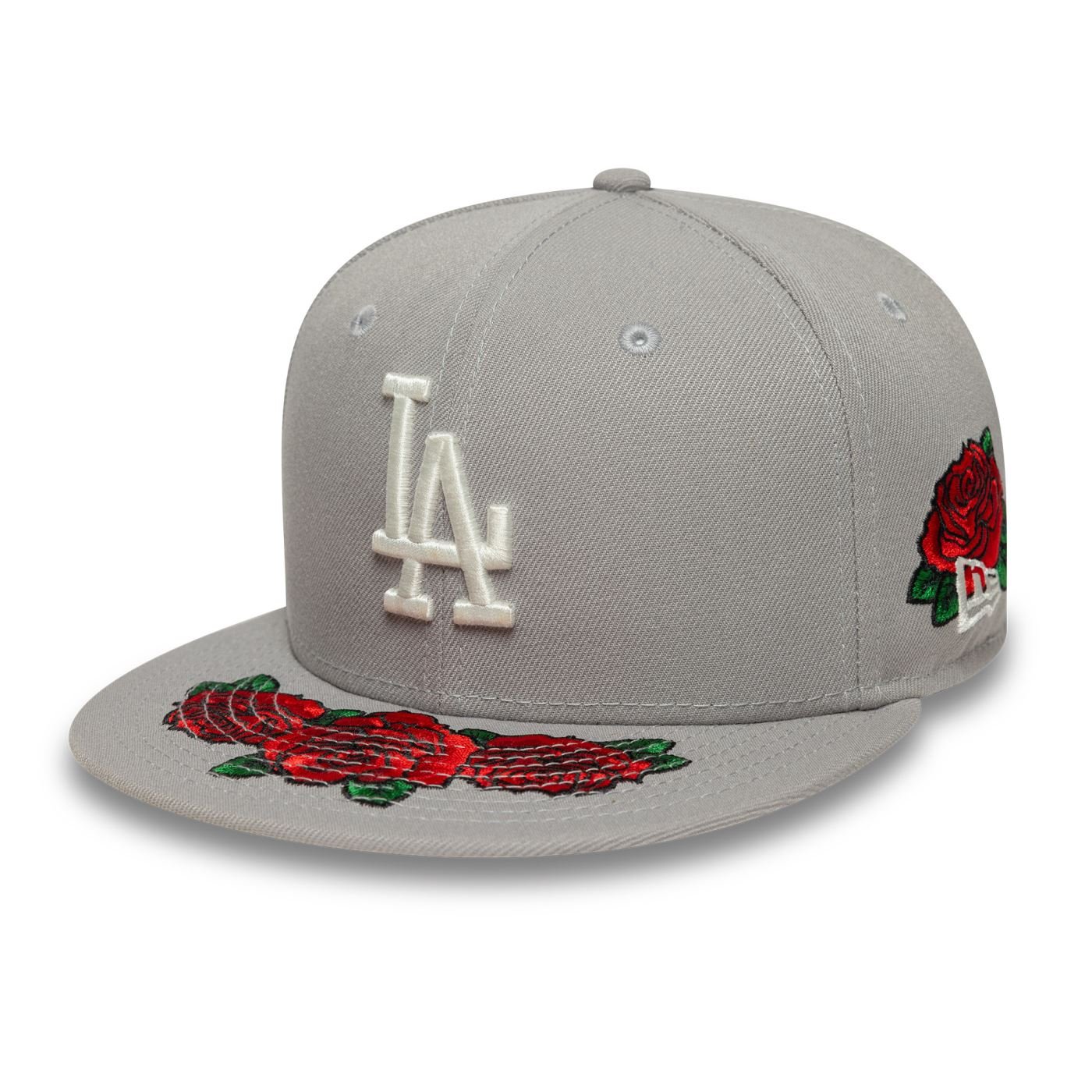 Bone New Era  59FIFTY Los Angeles Dodgers MLB Cinza