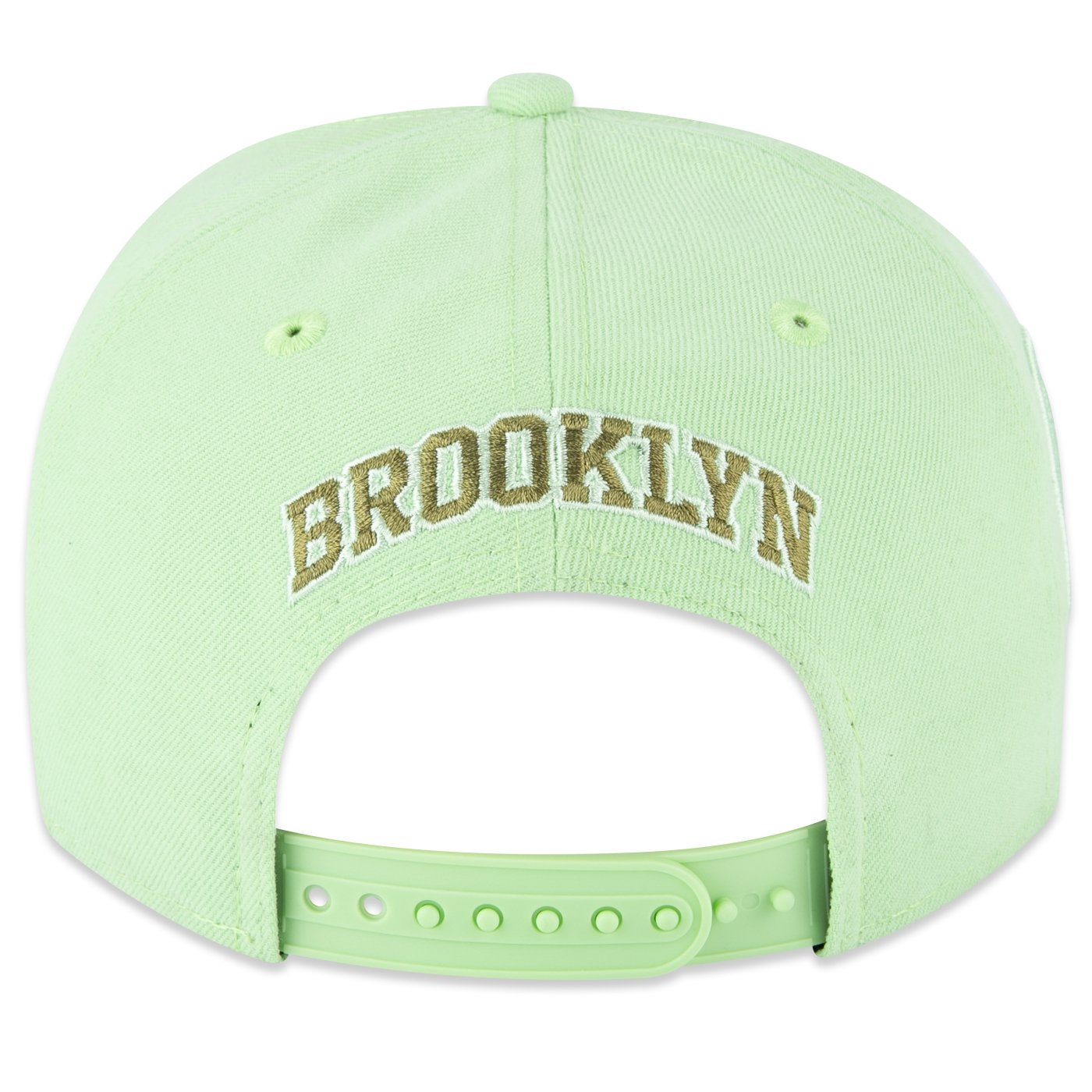 Bone New Era 9FORTY A-Frame Brooklyn Nets NBA Verde Verde 6