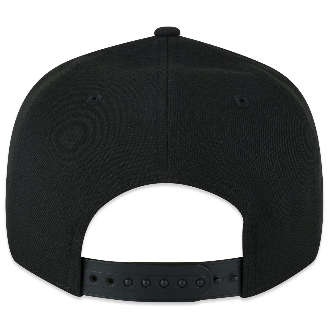 Bone New Era 9FORTY A-Frame Branded Preto Preto 6