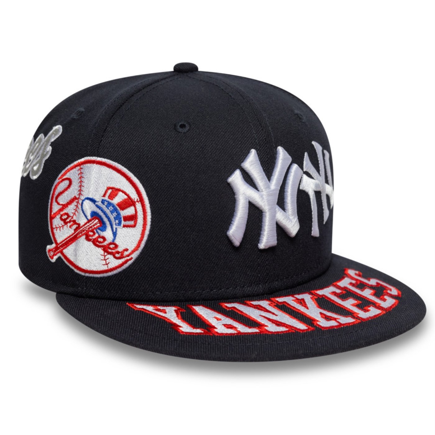 Bone New Era 59FIFTY New York Yankees MLB Marinho Preto 3