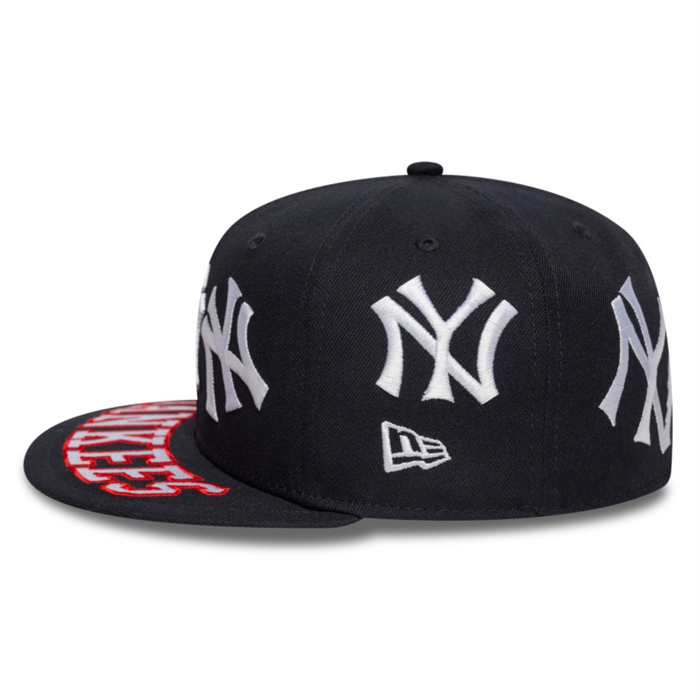 Bone New Era 59FIFTY New York Yankees MLB Marinho Preto 6