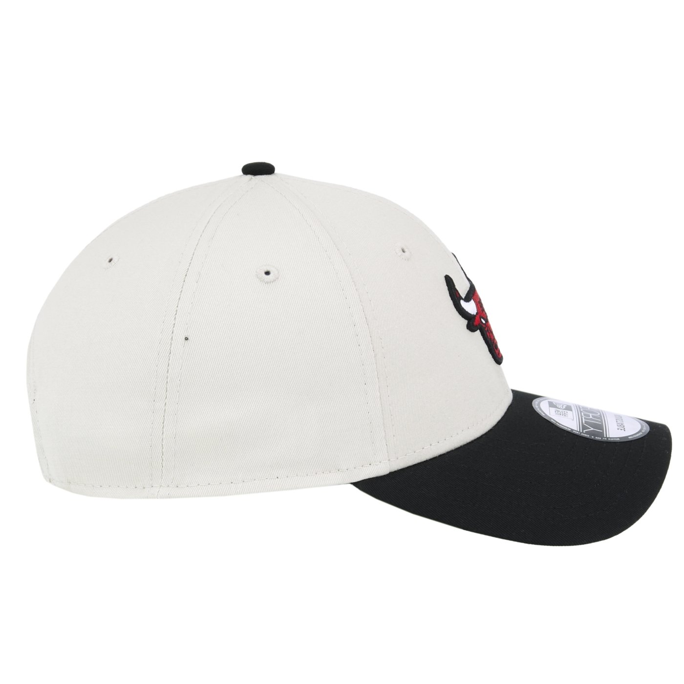 Bone New Era  9FORTY Chicago Bulls NBA Cinza Branco 6