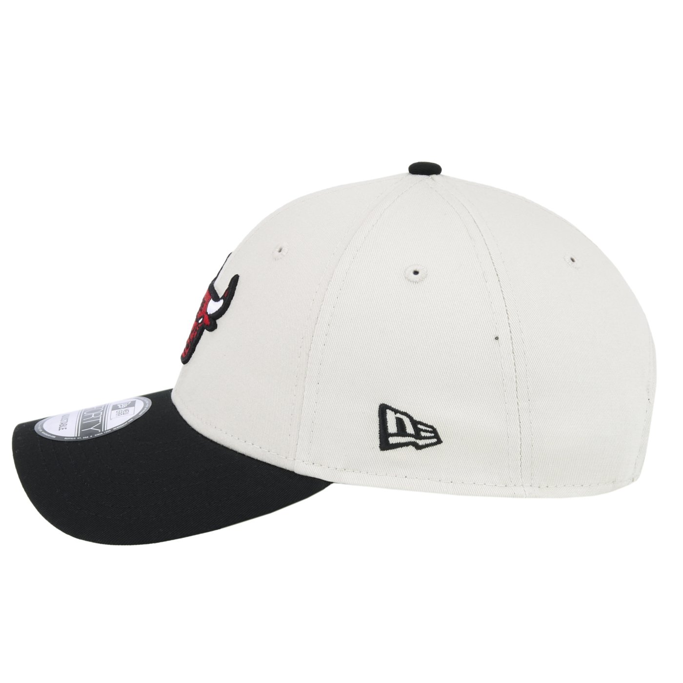 Bone New Era  9FORTY Chicago Bulls NBA Cinza Branco 7