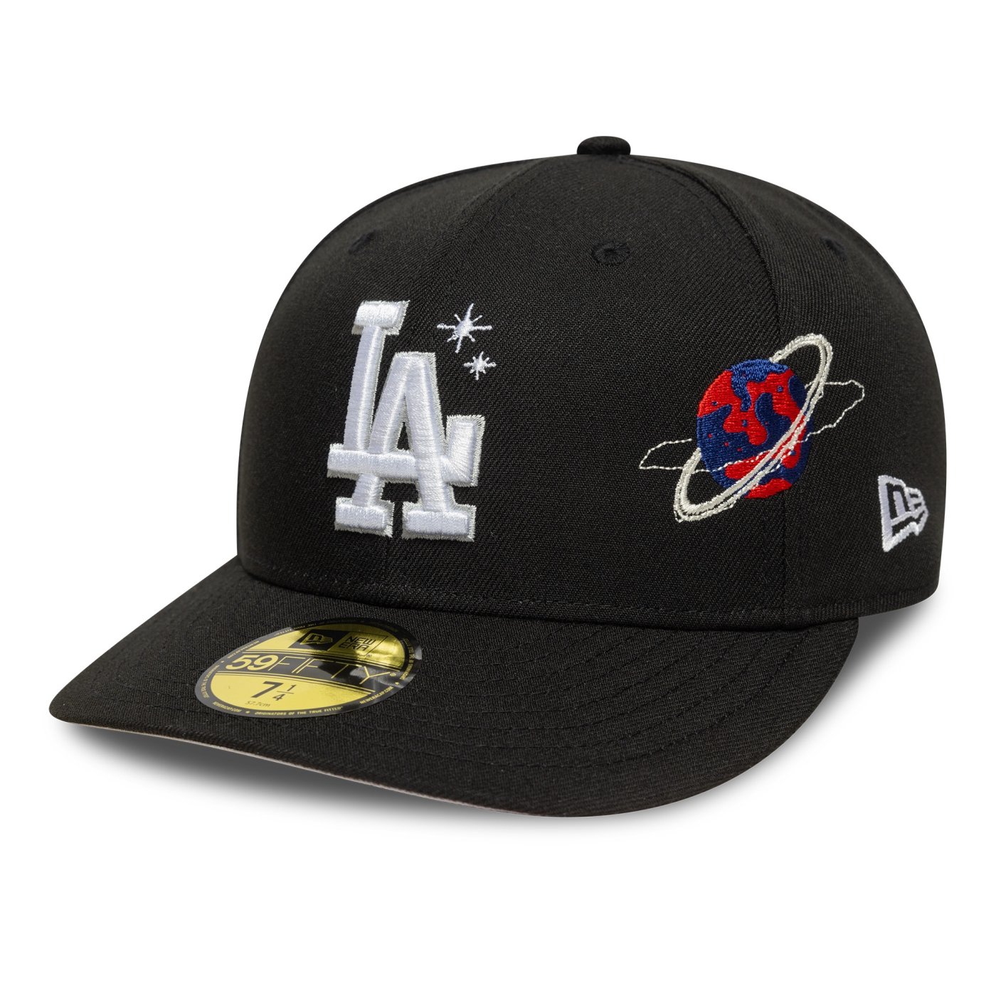 Bone New Era  59FIFTY Los Angeles Dodgers MLB Preto