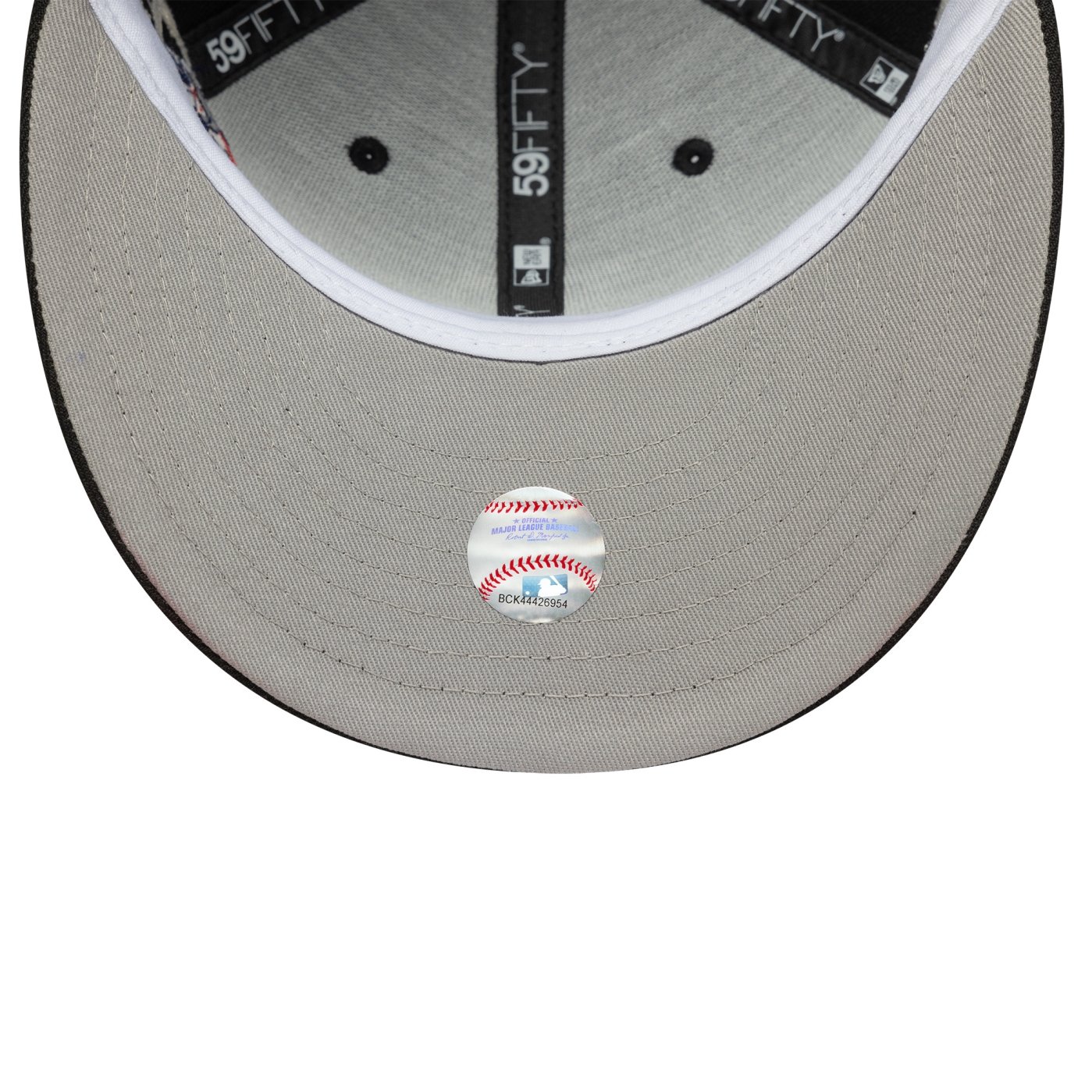 Bone New Era 59FIFTY Los Angeles Dodgers MLB Preto Preto 3