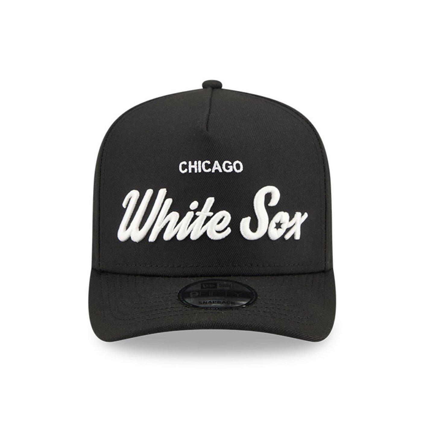 Bone New Era  9FIFTY  A-Frame Chicago White Sox MLB Preto Preto 2