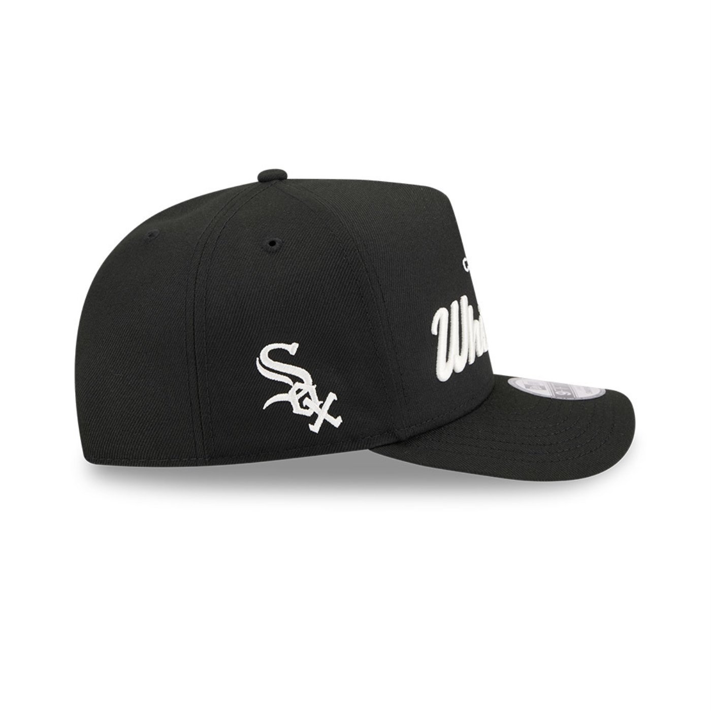 Bone New Era  9FIFTY  A-Frame Chicago White Sox MLB Preto Preto 4