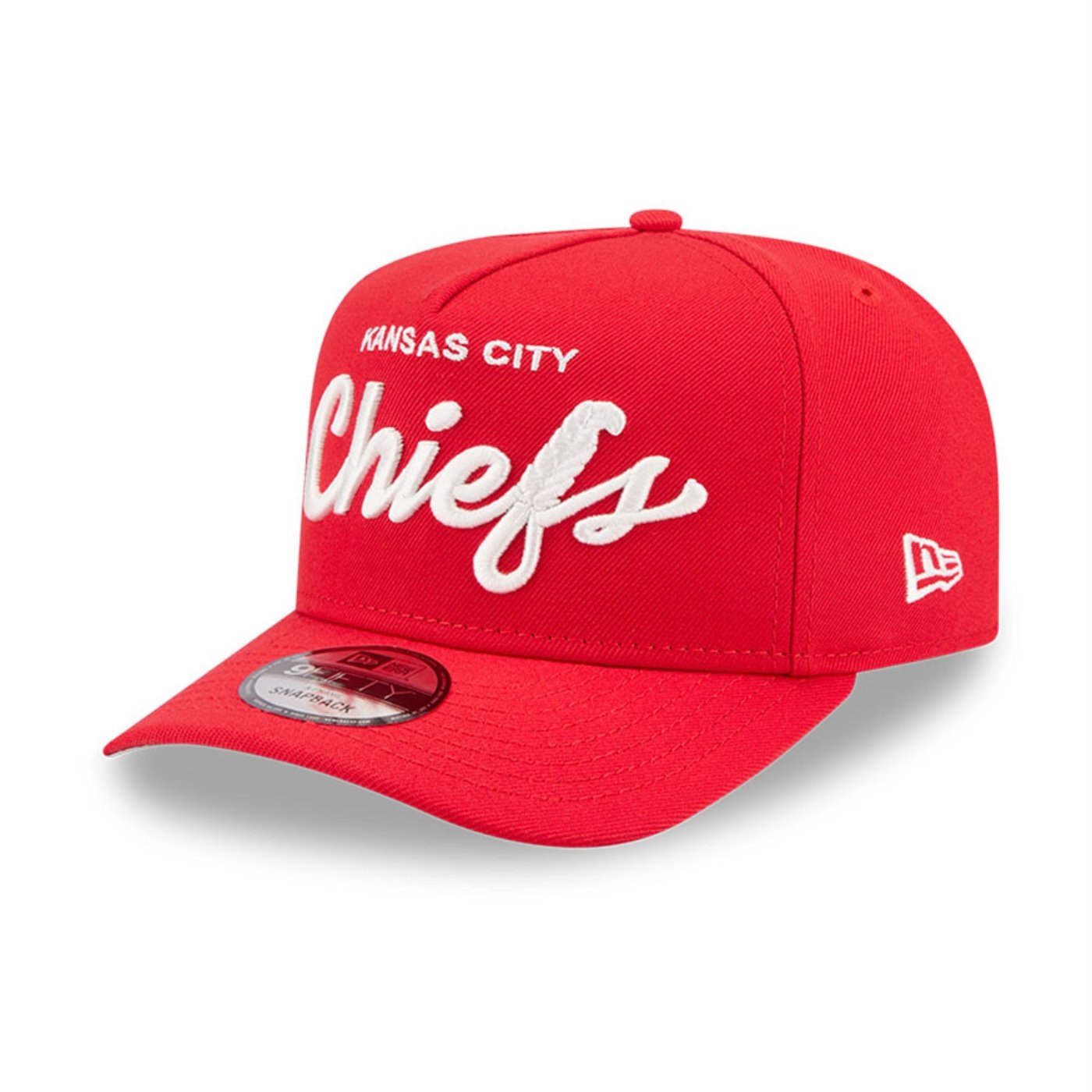 Bone New Era  9FIFTY  A-Frame Kansas City Chiefs NFL Vermelho