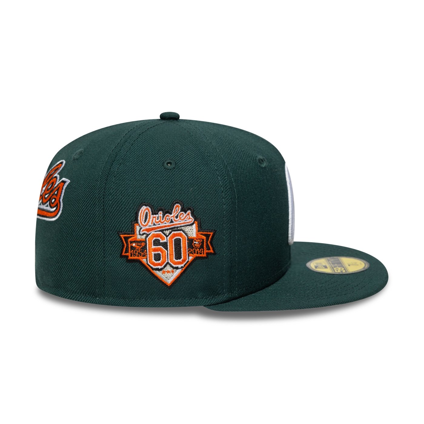 Bone New Era  59FIFTY Baltimore Orioles MLB Verde Verde 2