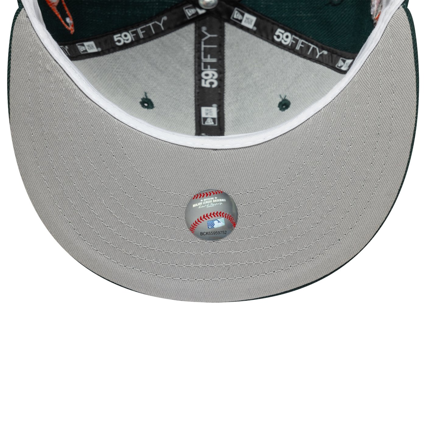 Bone New Era  59FIFTY Baltimore Orioles MLB Verde Verde 3