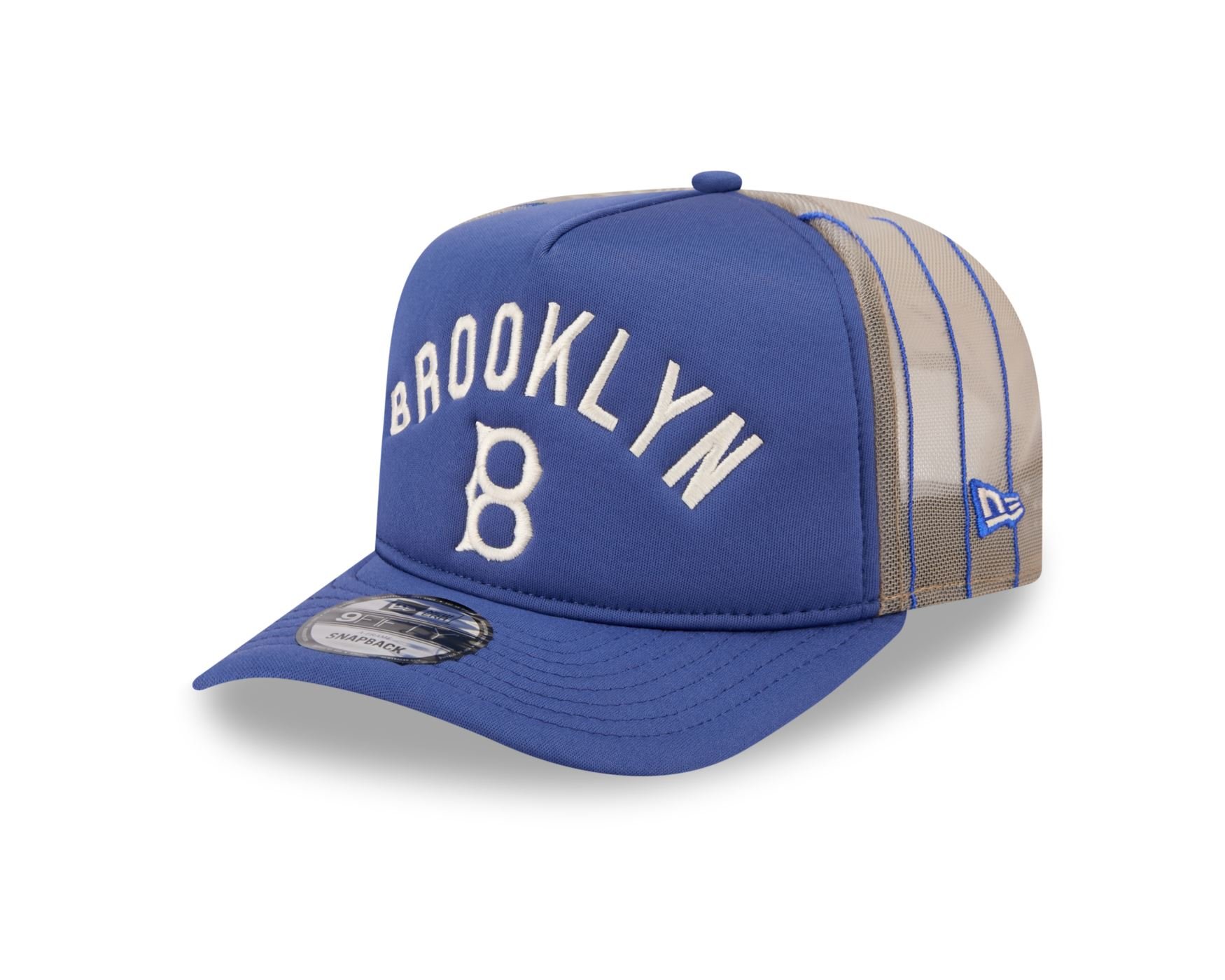 Bone New Era  9FORTY A-Frame Los Angeles Dodgers MLB Preto