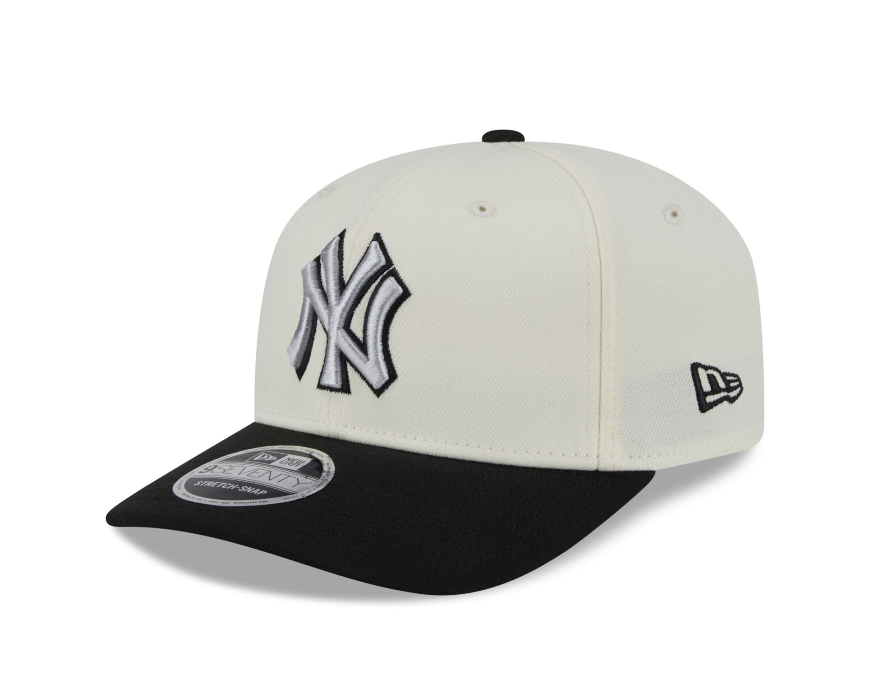 Bone New Era  9SEVENTY Strtch Snap  New York Yankees MLB Branco