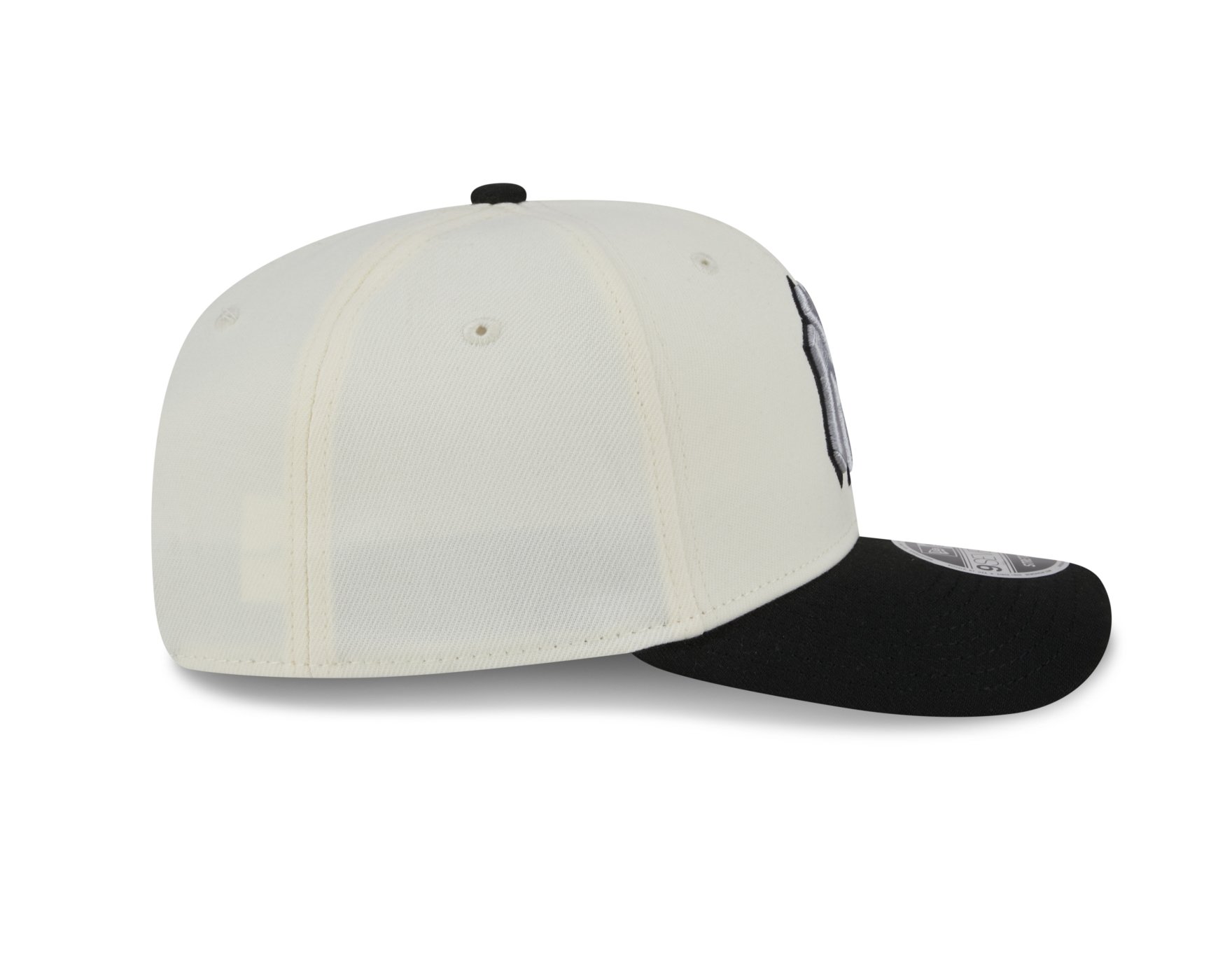Bone New Era  9SEVENTY Strtch Snap  New York Yankees MLB Branco Branco/Preto 4