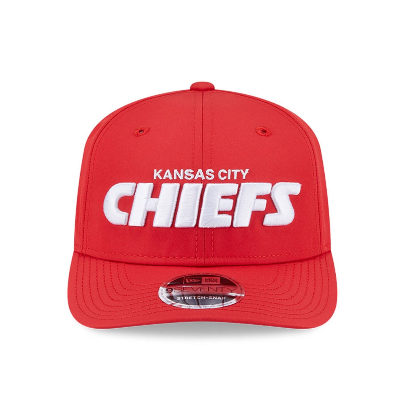 Bone New Era  9SEVENTY Strtch Snap  Kansas City Chiefs NFL Off White Vermelho 2
