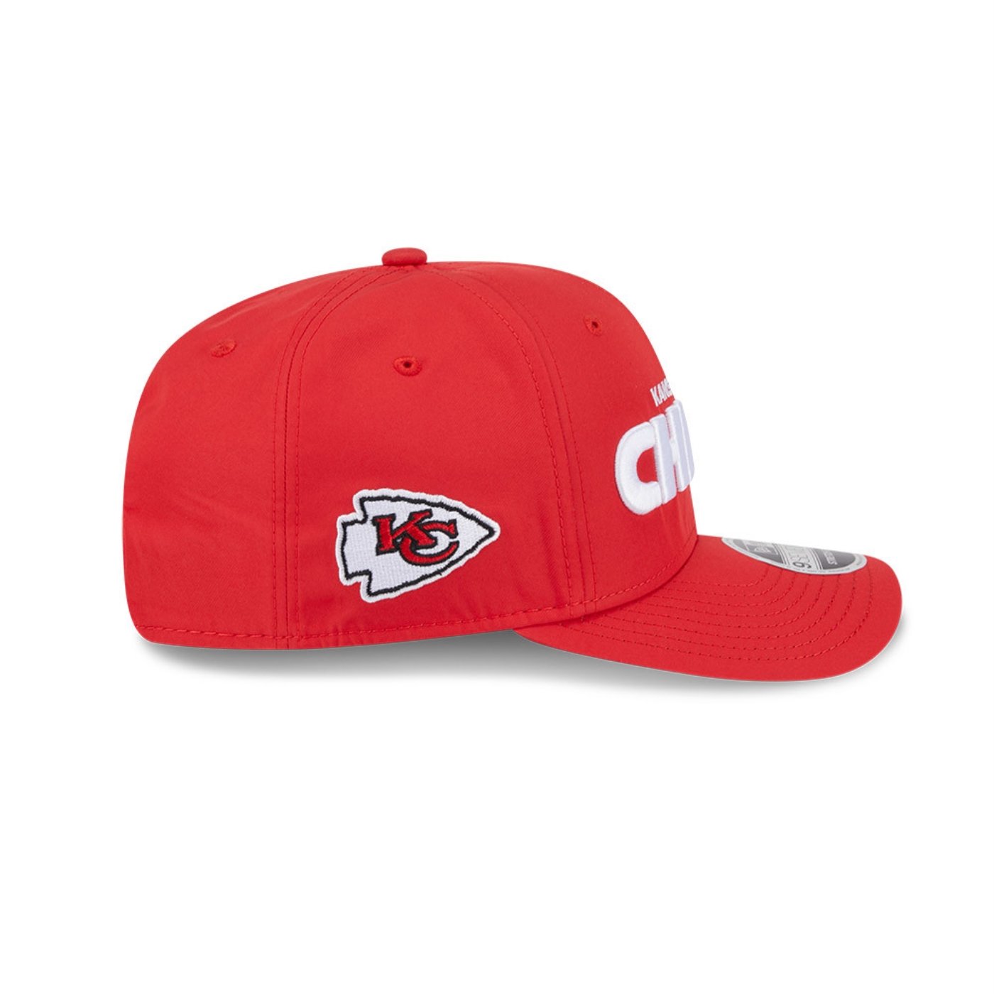 Bone New Era  9SEVENTY Strtch Snap  Kansas City Chiefs NFL Off White Vermelho 4