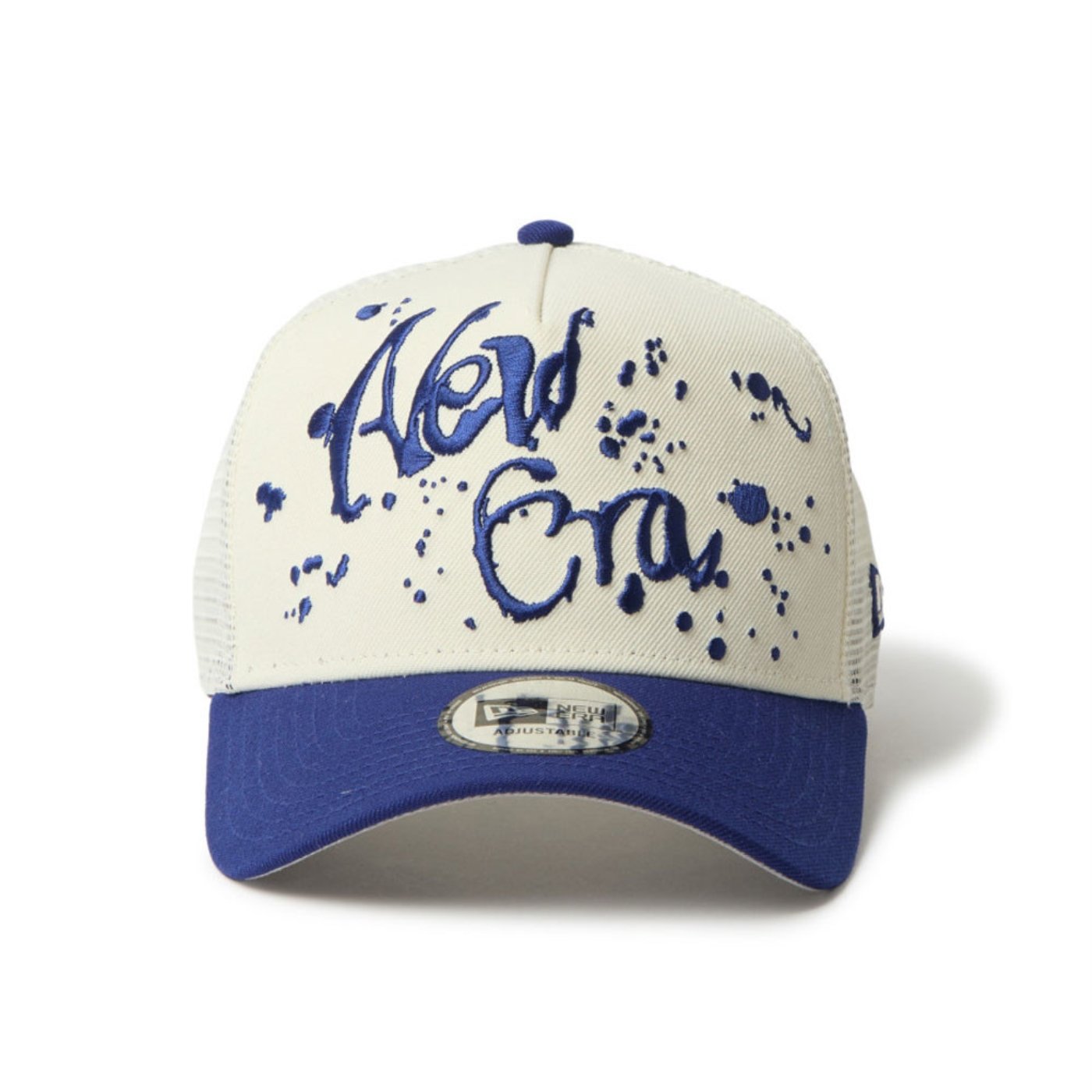 Bone New Era  9FORTY A-Frame Trucker Booking Program Off White Off White/Azul 2