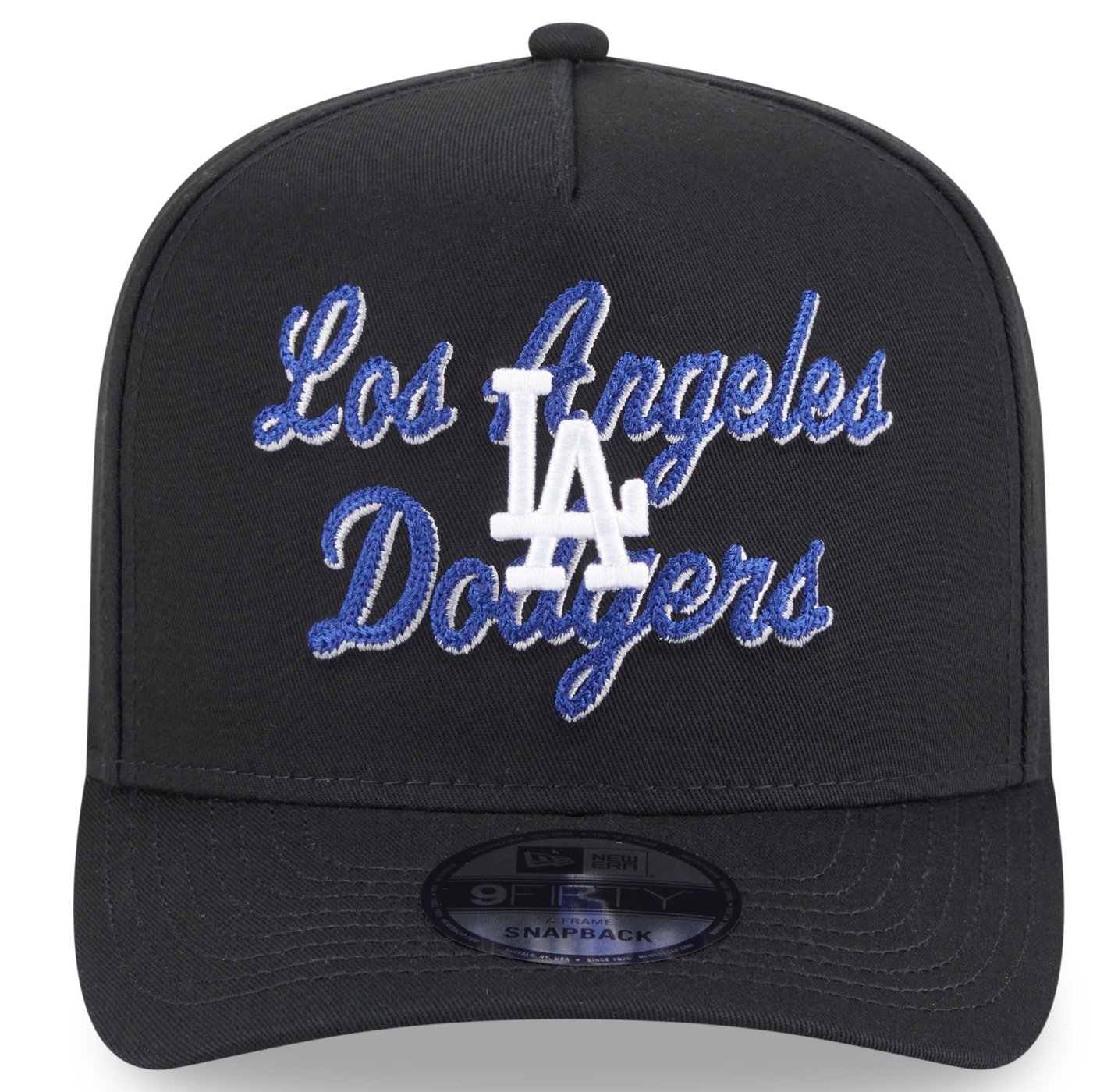 Bone New Era  9FIFTY A-Frame  Los Angeles Dodgers MLB Preto Preto 2