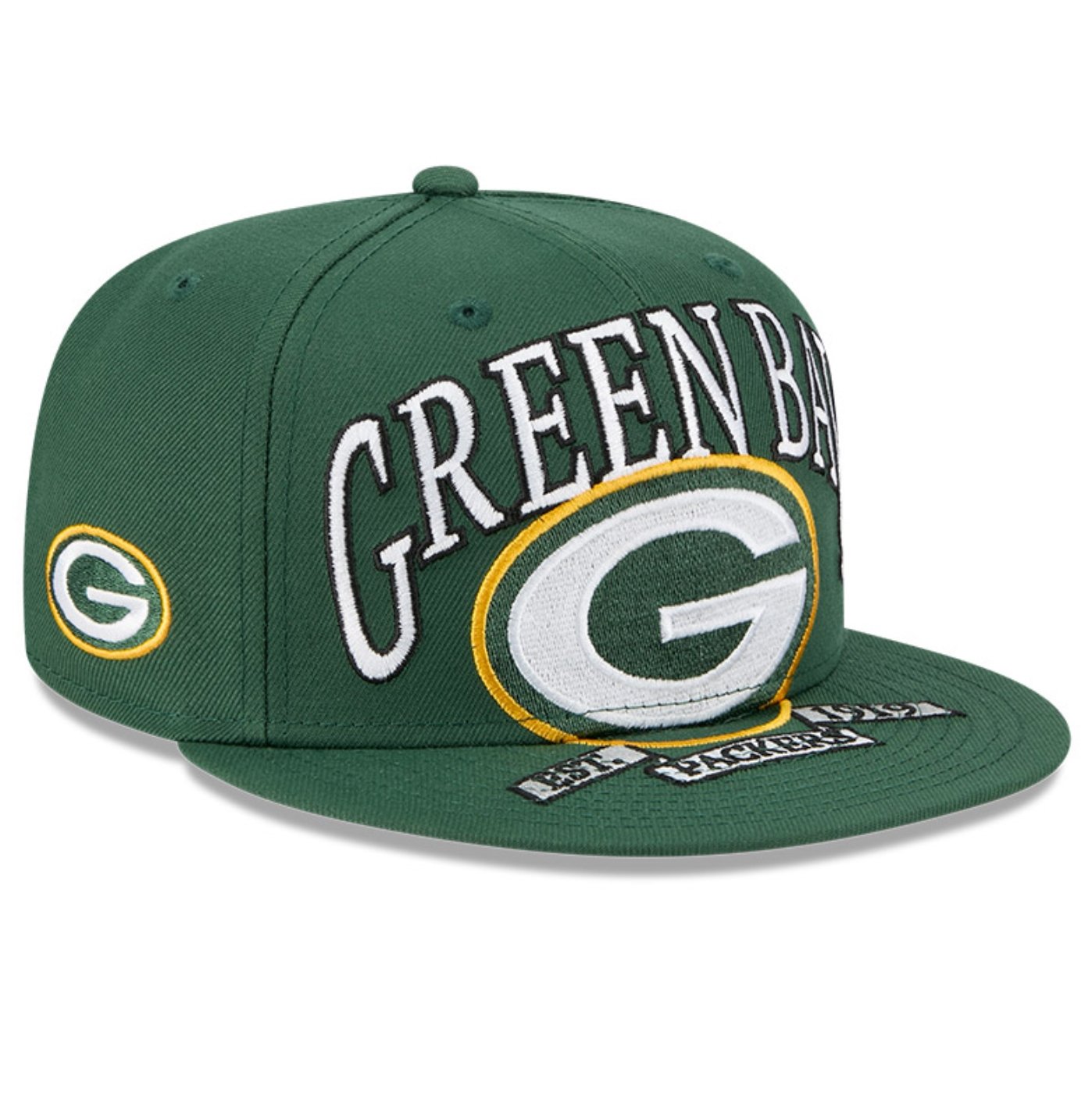 Bone New Era 59FIFTY Oversized 25075 GREPAC OTC Verde 3