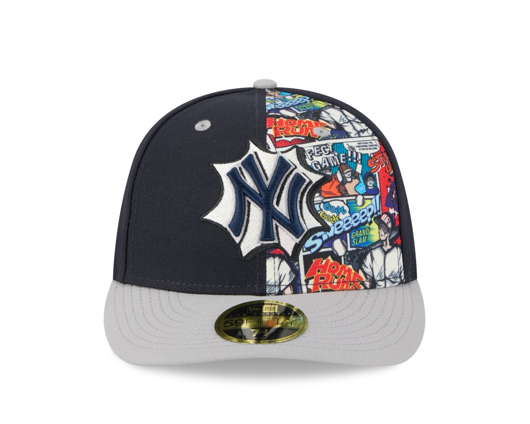 Bone New Era  59FIFTY Low Profile  New York Yankees MLB Marinho Marinho 2