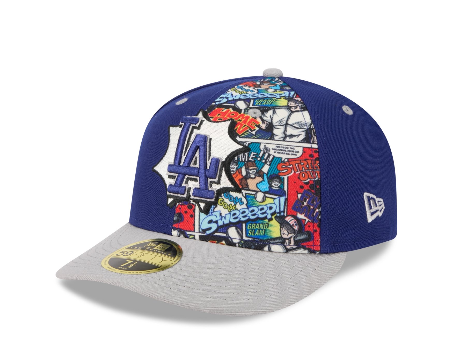 Bone New Era  59FIFTY Low Profile  Los Angeles Dodgers MLB Royal
