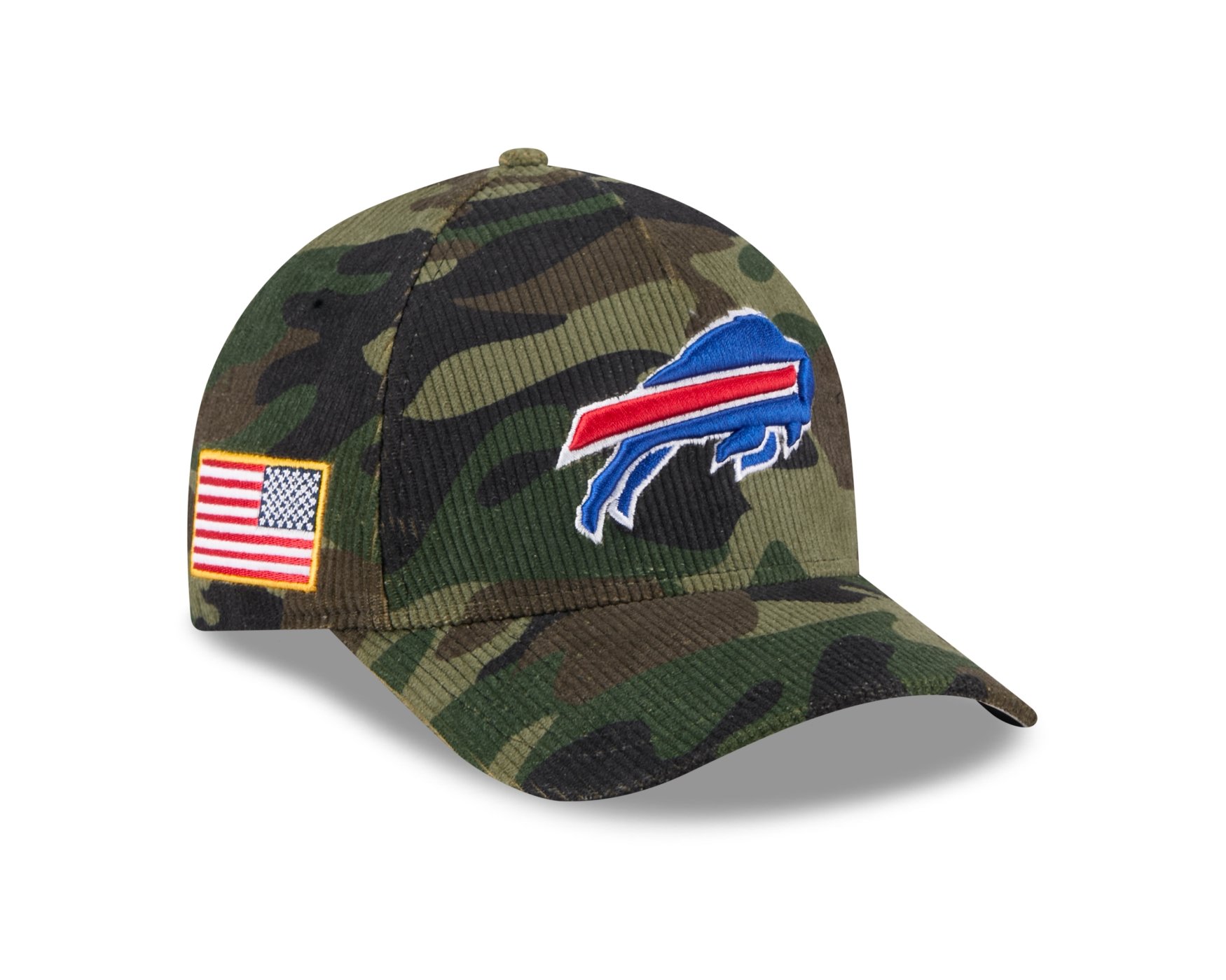 Bone New Era 9FORTY M-CROWN A-FRAME Buffalo Bills NFL Salute Service 2025 Militar Militar 3