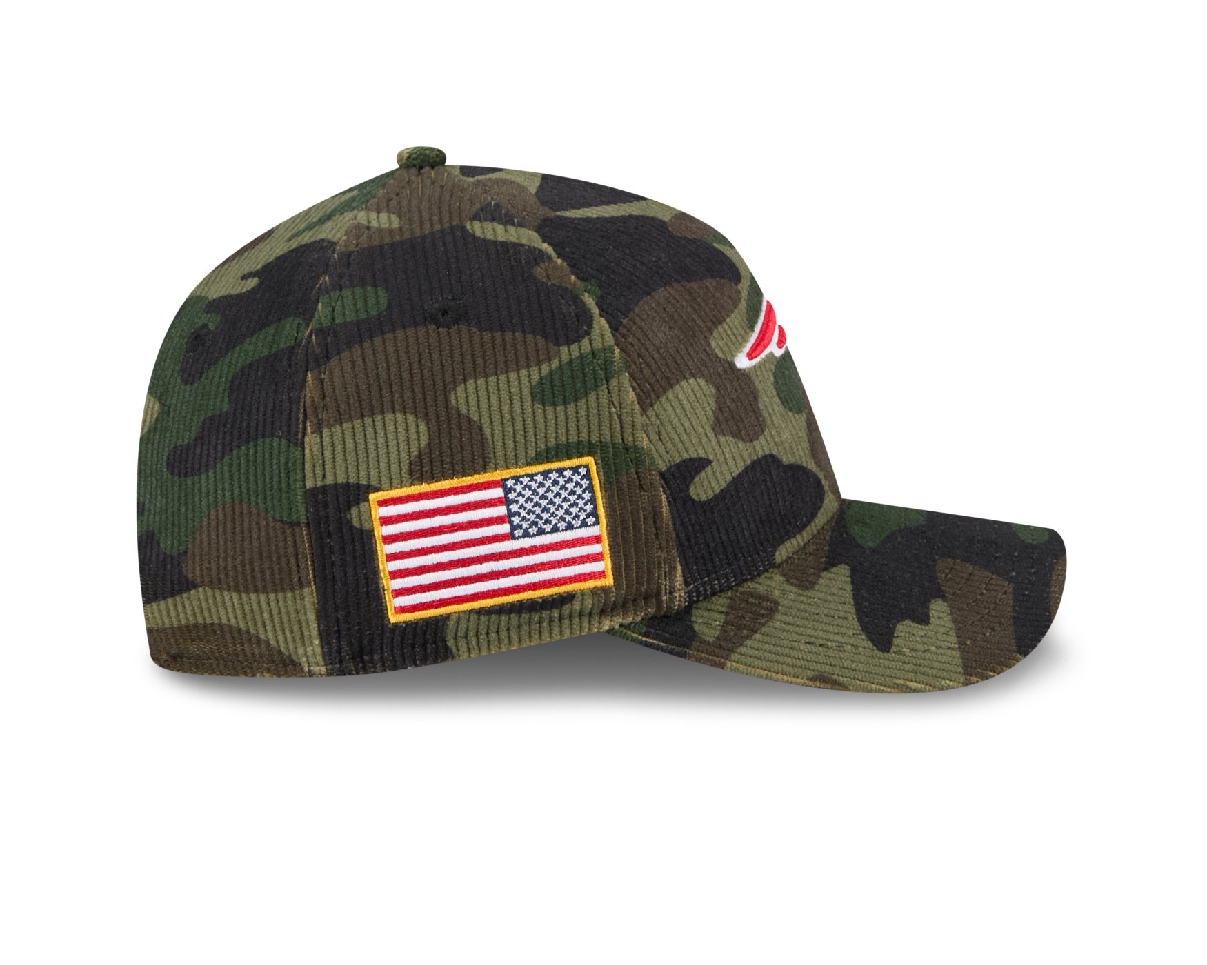 Bone New Era 9FORTY M-CROWN A-FRAME New England Patriots NFL Salute Service 2025 Militar Militar 5
