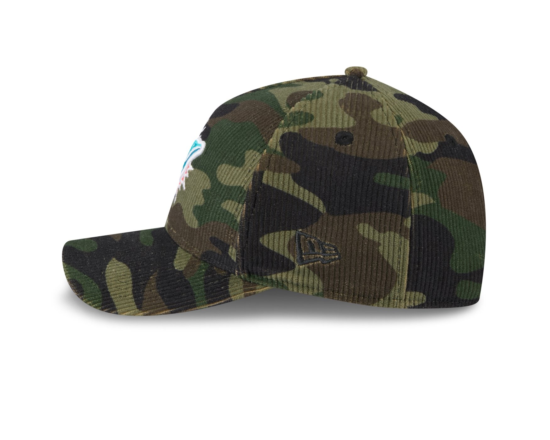Bone New Era 9FORTY M-CROWN A-FRAME Miami Dolphins NFL Salute Service 2025 Militar Militar 5