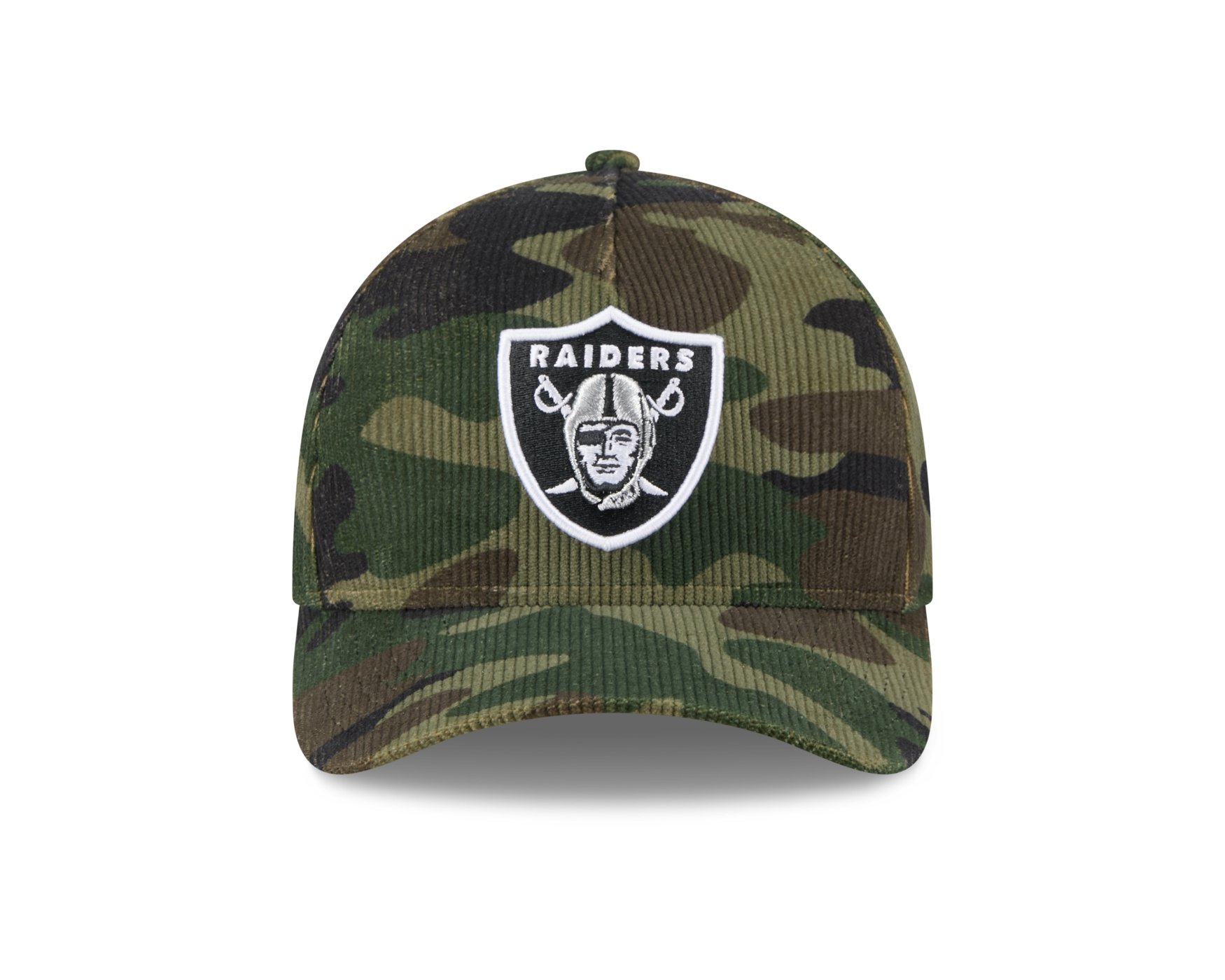 Bone New Era 9FORTY M-CROWN A-FRAME Las Vegas Raiders NFL Salute Service 2025 Militar Militar 2