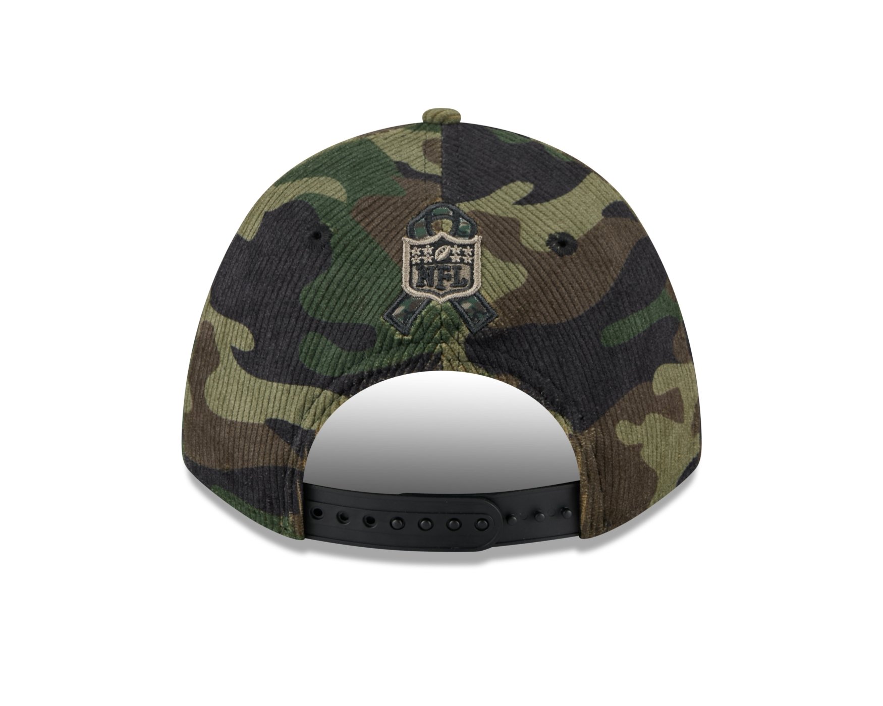 Bone New Era 9FORTY M-CROWN A-FRAME Las Vegas Raiders NFL Salute Service 2025 Militar Militar 4