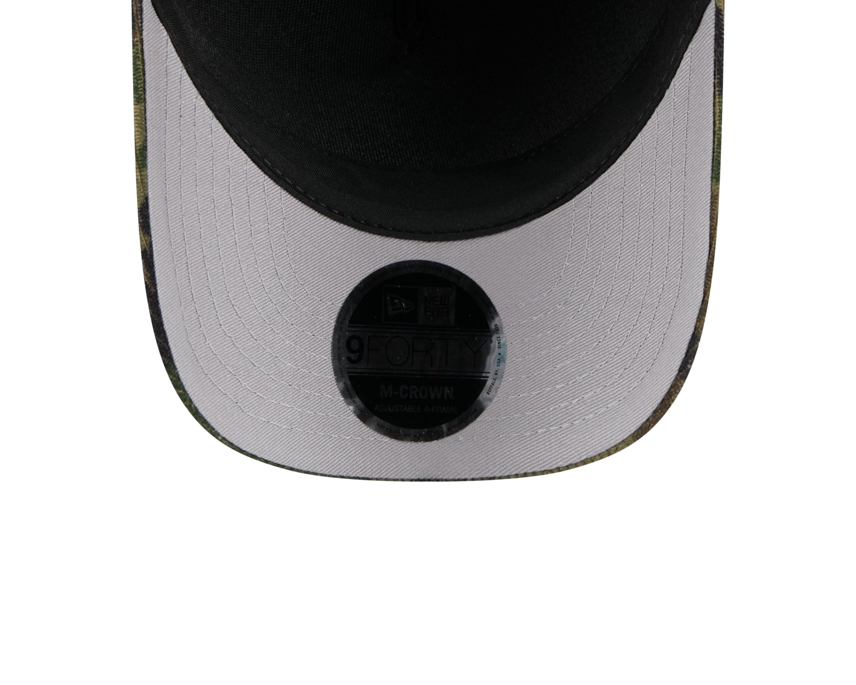 Bone New Era 9FORTY M-CROWN A-FRAME Las Vegas Raiders NFL Salute Service 2025 Militar Militar 7