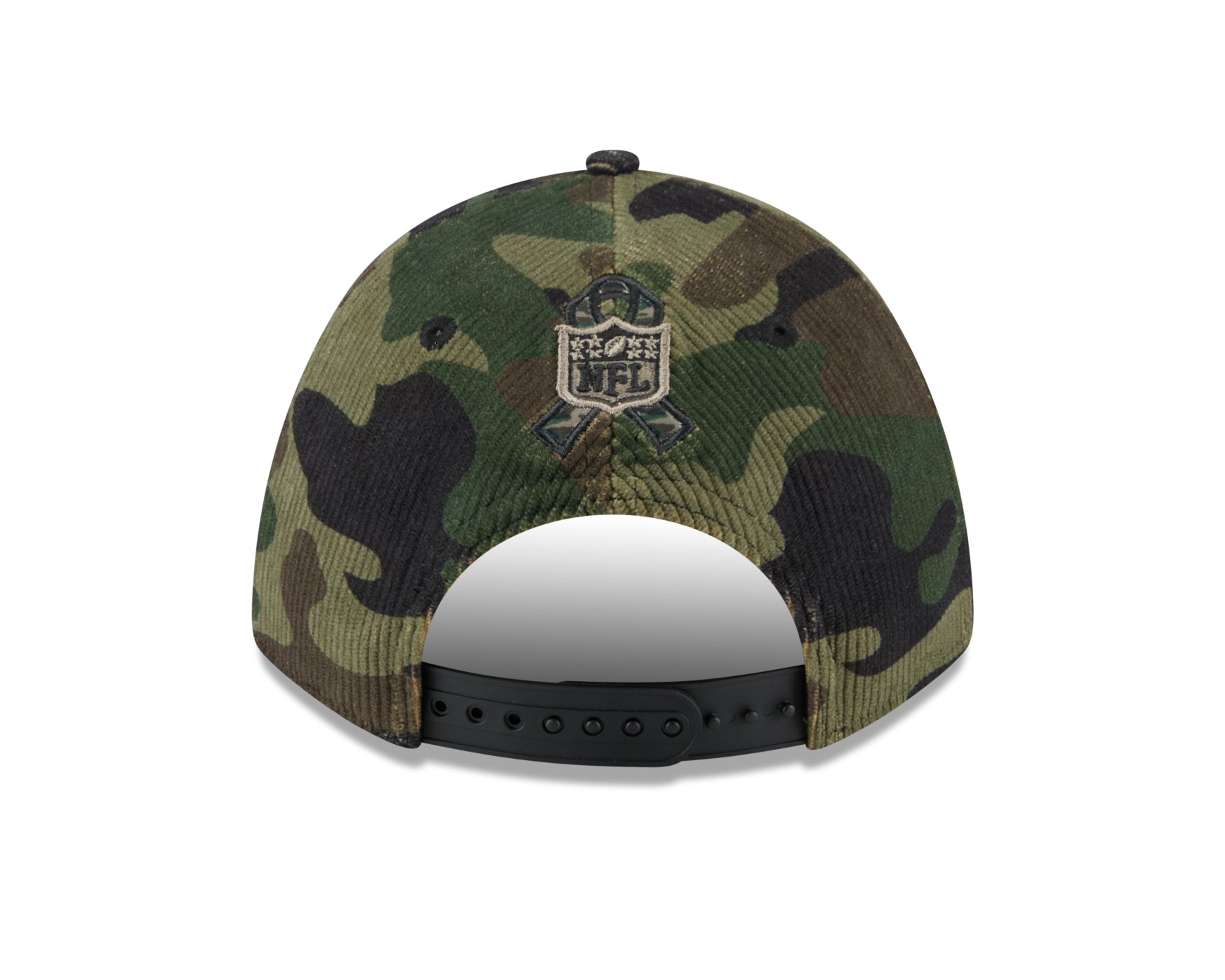 Bone New Era 9FORTY M-CROWN A-FRAME Detroit Lions NFL Salute Service 2025 Militar Verde Militar 4