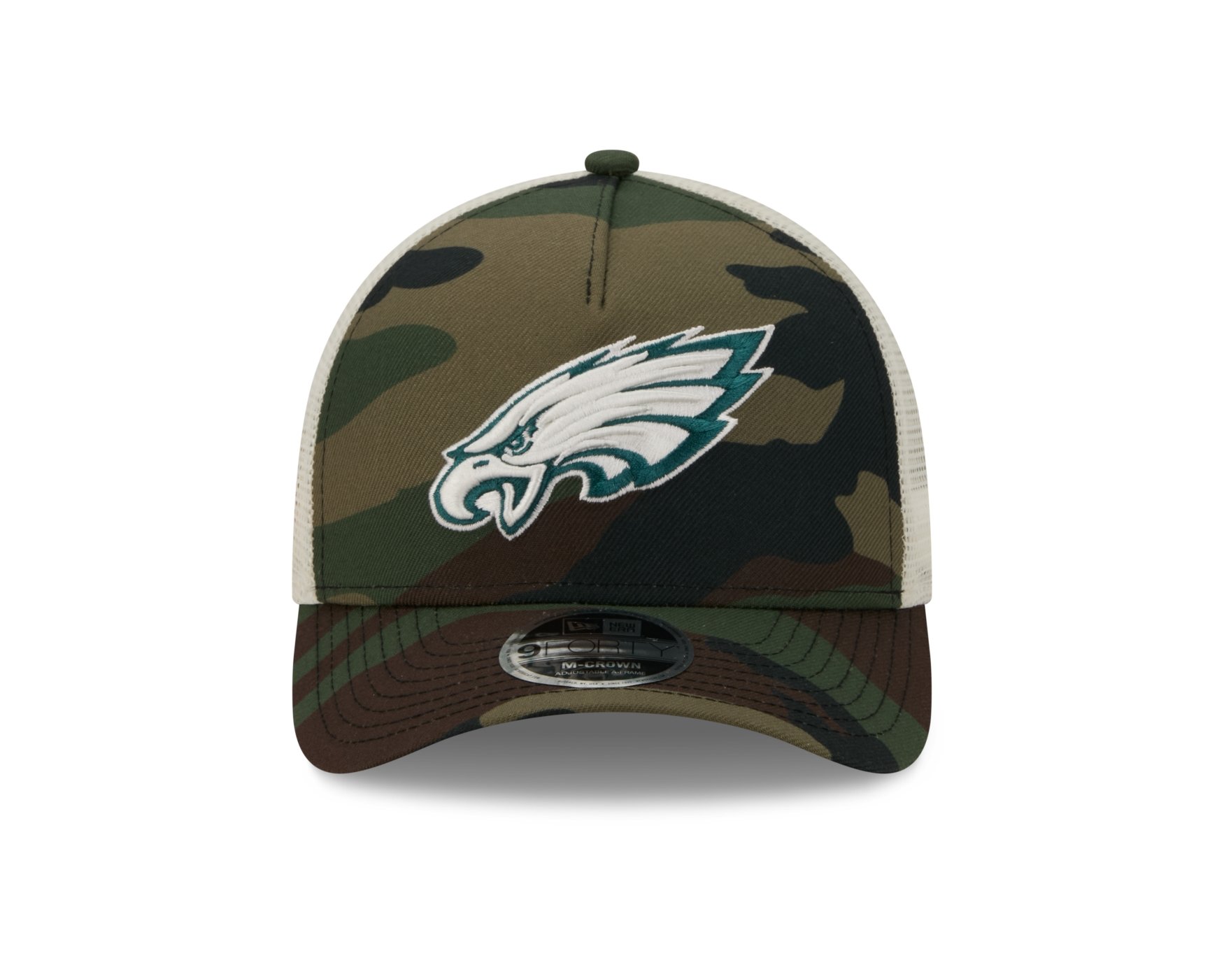 Bone New Era 9FORTY M-CROWN A-FRAME Philadelphia Eagles NFL Salute Service 2025 Militar Militar 2