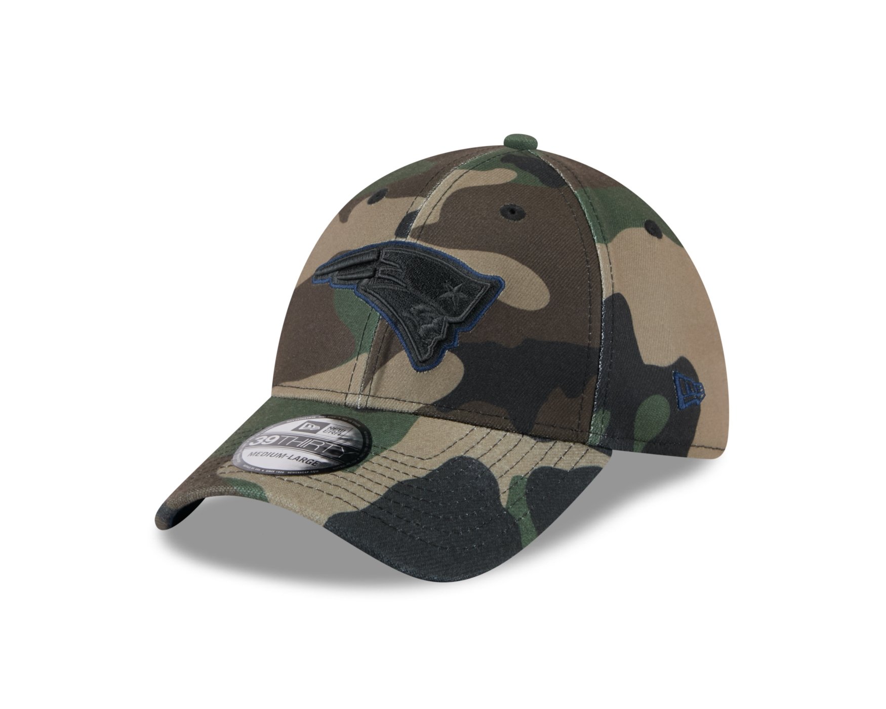 Bone New Era 39THIRTY New England Patriots NFL Salute Service 2025 Militar