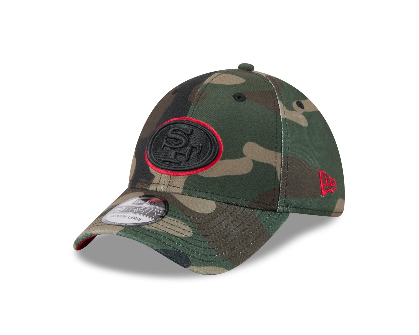 Bone New Era 39THIRTY San Francisco 49ers NFL Salute Service 2025 Militar