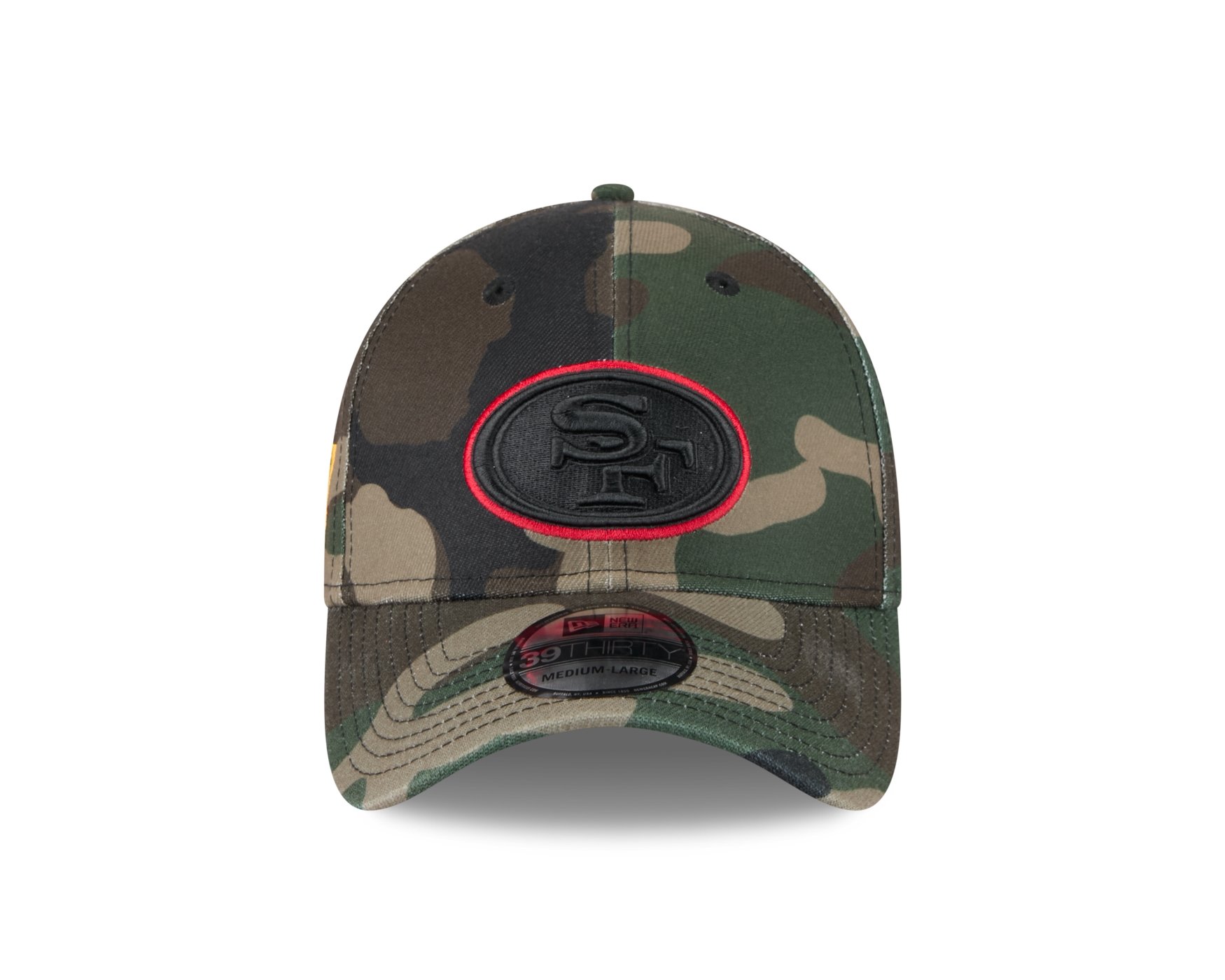Bone New Era 39THIRTY San Francisco 49ers NFL Salute Service 2025 Militar Militar 2