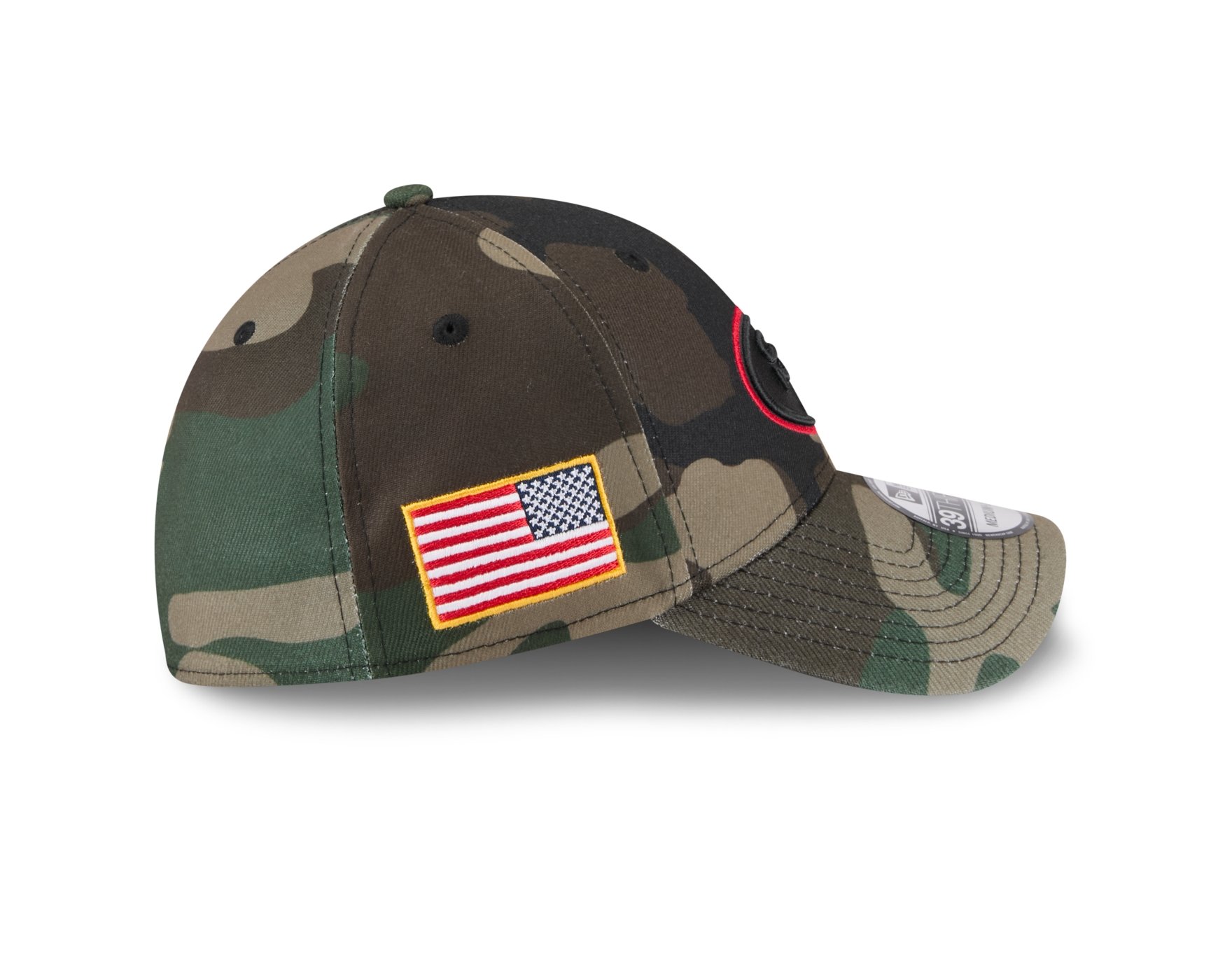Bone New Era 39THIRTY San Francisco 49ers NFL Salute Service 2025 Militar Militar 5
