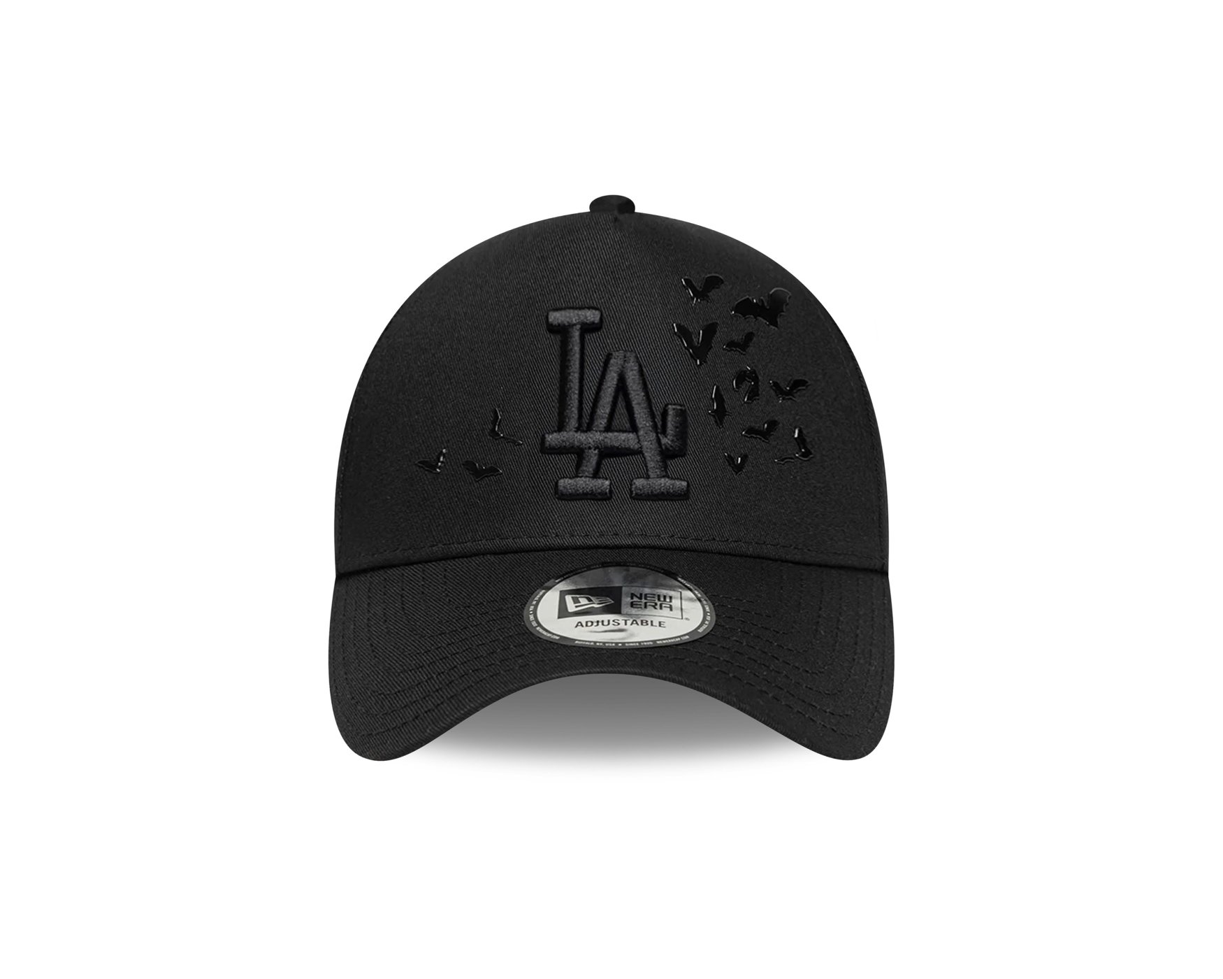 Bone New Era 9FORTY A-Frame Los Angeles Dodgers MLB Halloween Pack Preto Preto 2