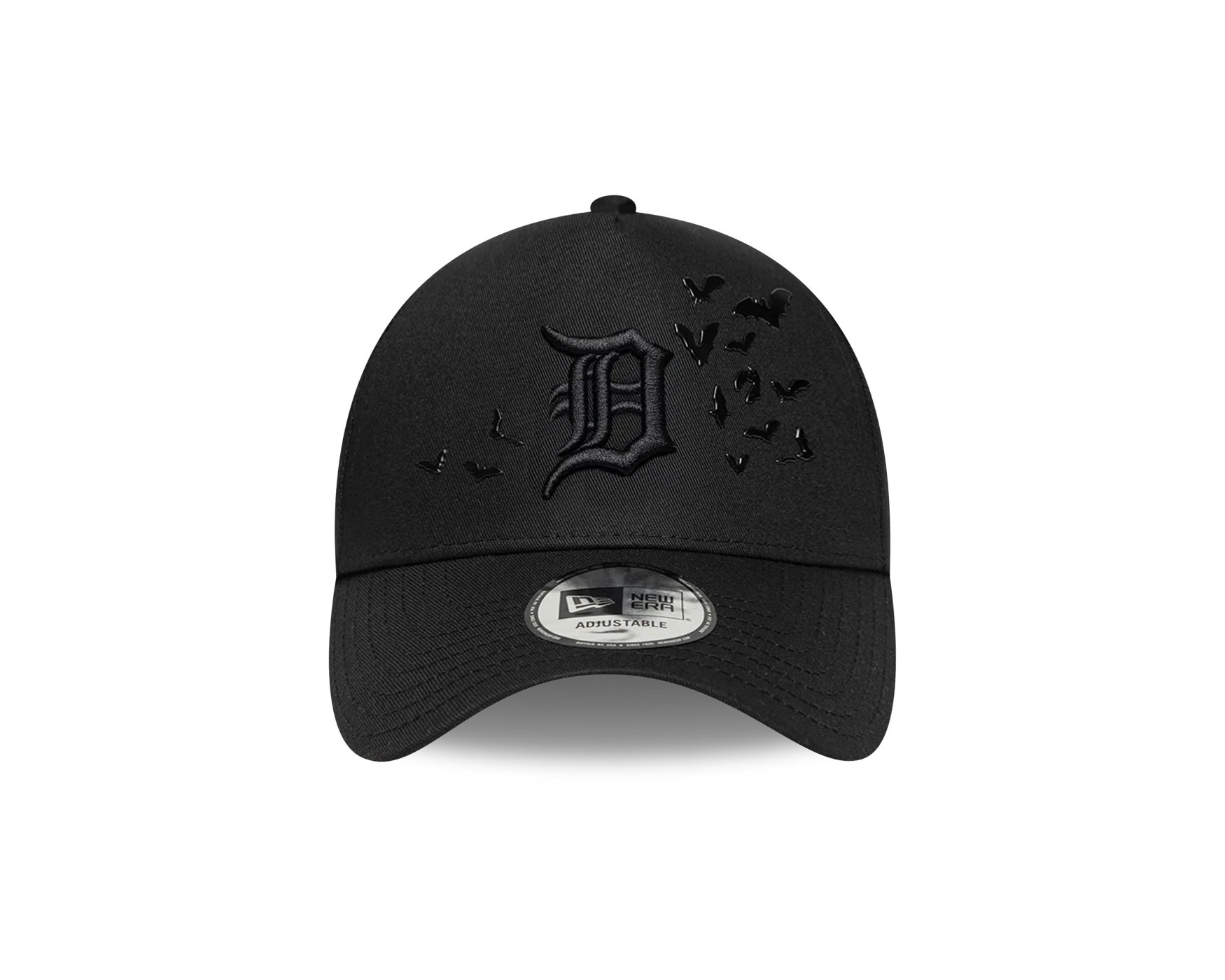 Bone New Era 9FORTY A-Frame Detroit Tigers MLB Halloween Pack Preto Preto 2