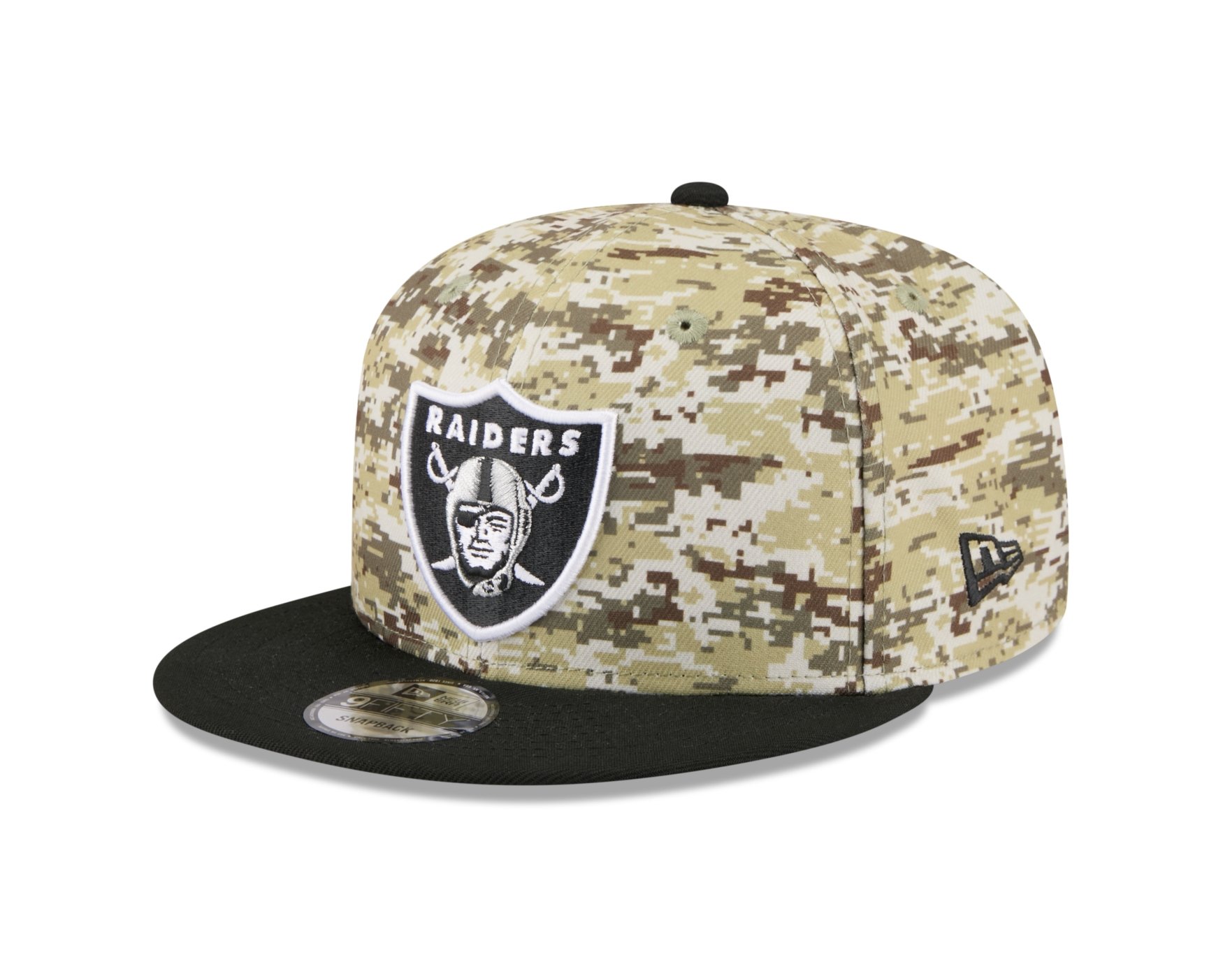 Bone New Era 9FIFTY Las Vegas Raiders NFL Salute Service 2025 Militar