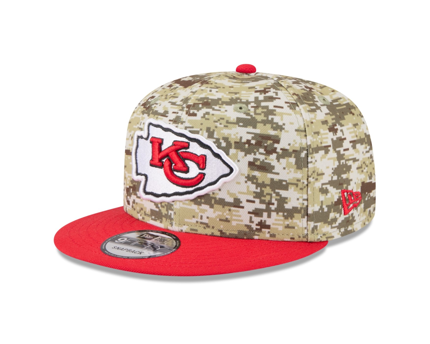 Bone New Era 9FIFTY Kansas City Chiefs NFL Salute Service 2025 Militar