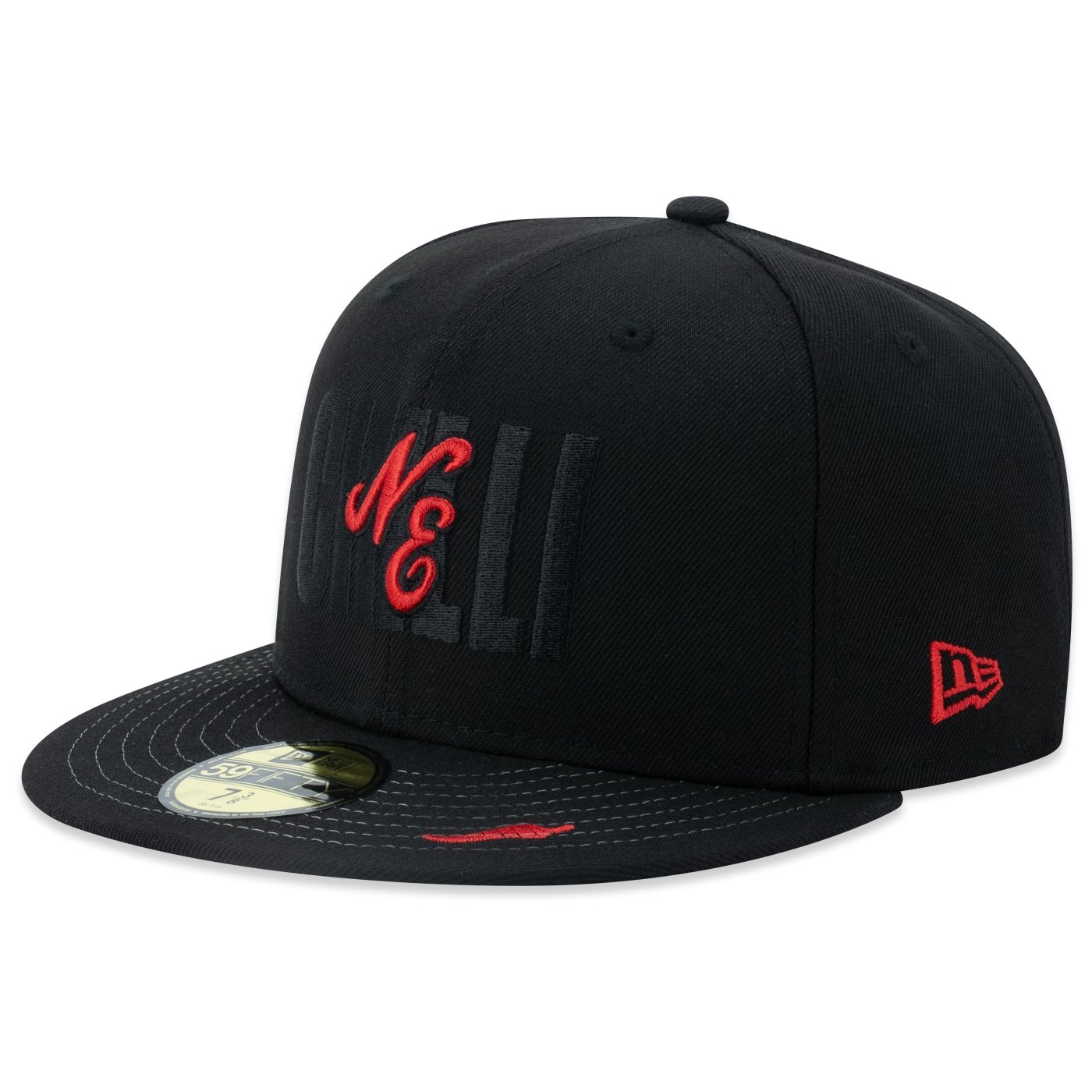 Bone New Era 59FIFTY X Chilli Beans Preto Preto 1