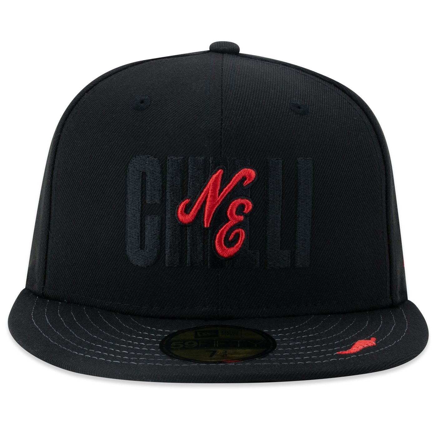 Bone New Era 59FIFTY X Chilli Beans Preto Preto 2