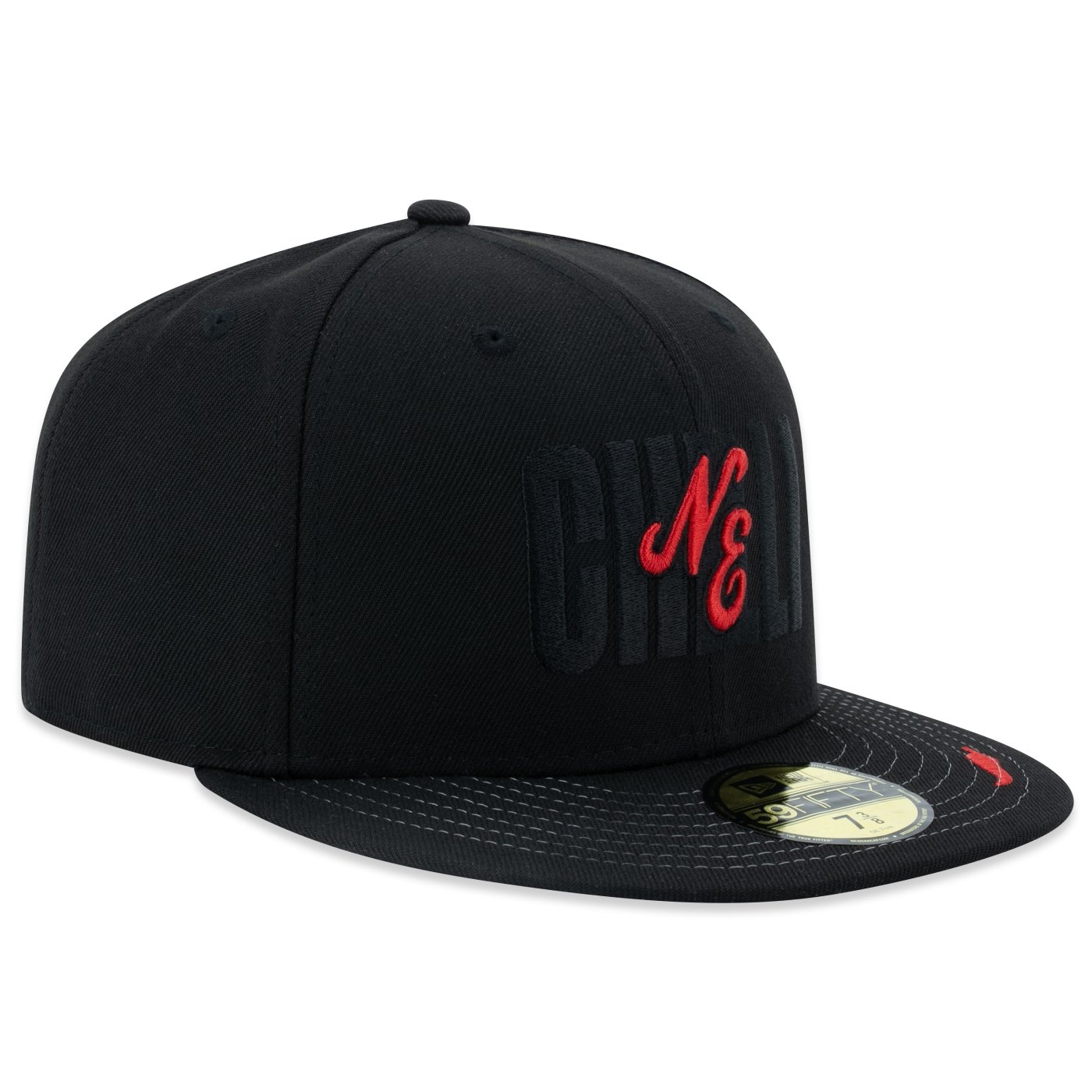 Bone New Era 59FIFTY X Chilli Beans Preto Preto 3