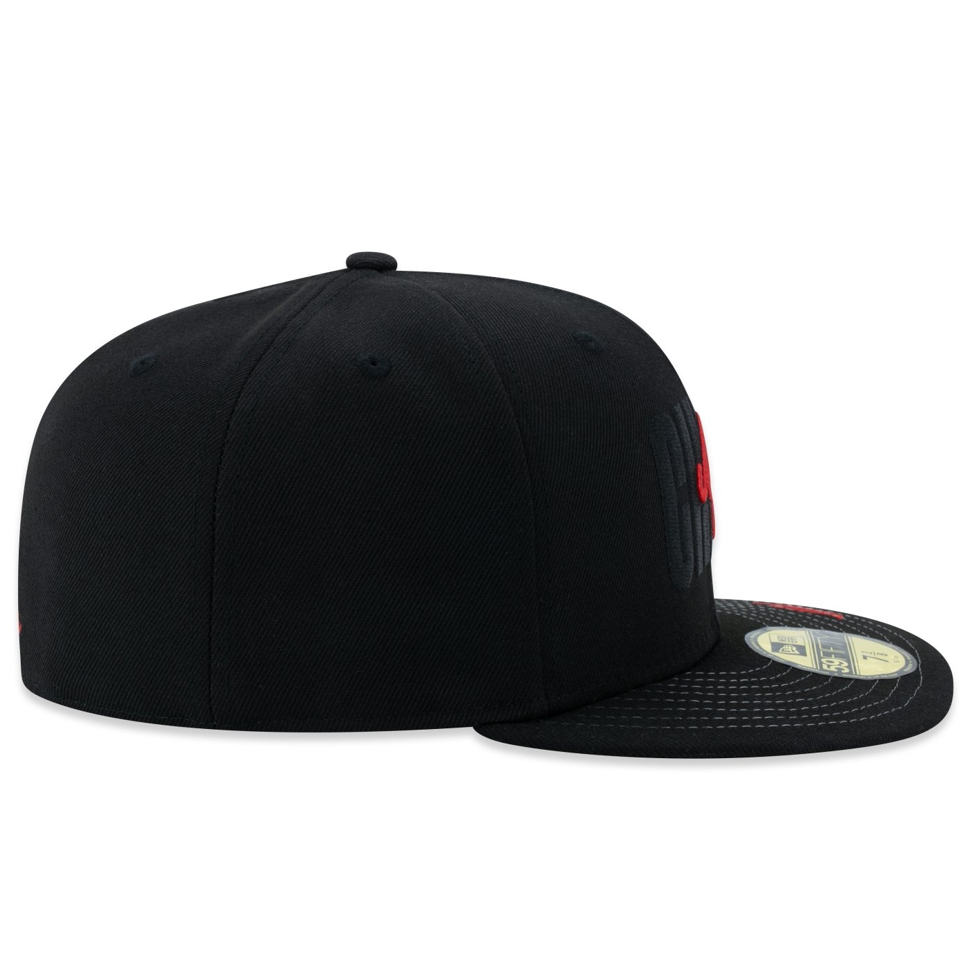 Bone New Era 59FIFTY X Chilli Beans Preto Preto 5