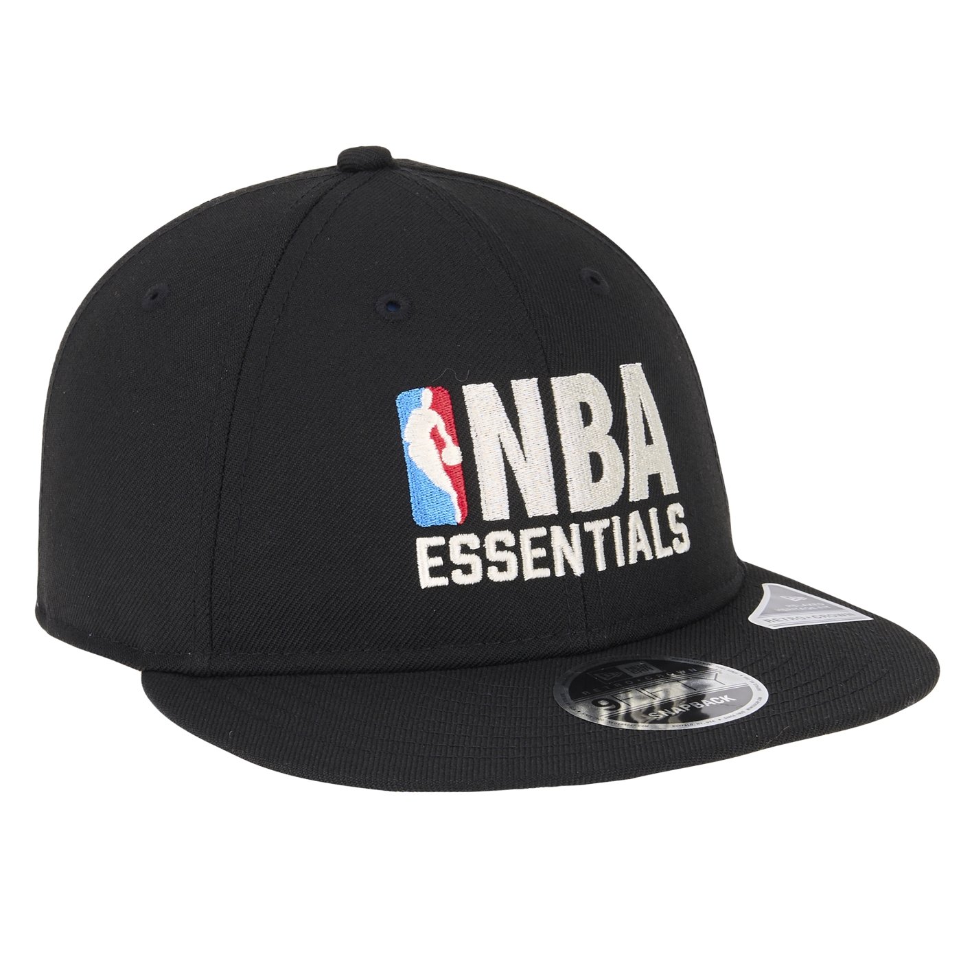 Bone New Era 9FIFTY RETRO CROWN  NBA Preto Preto 3