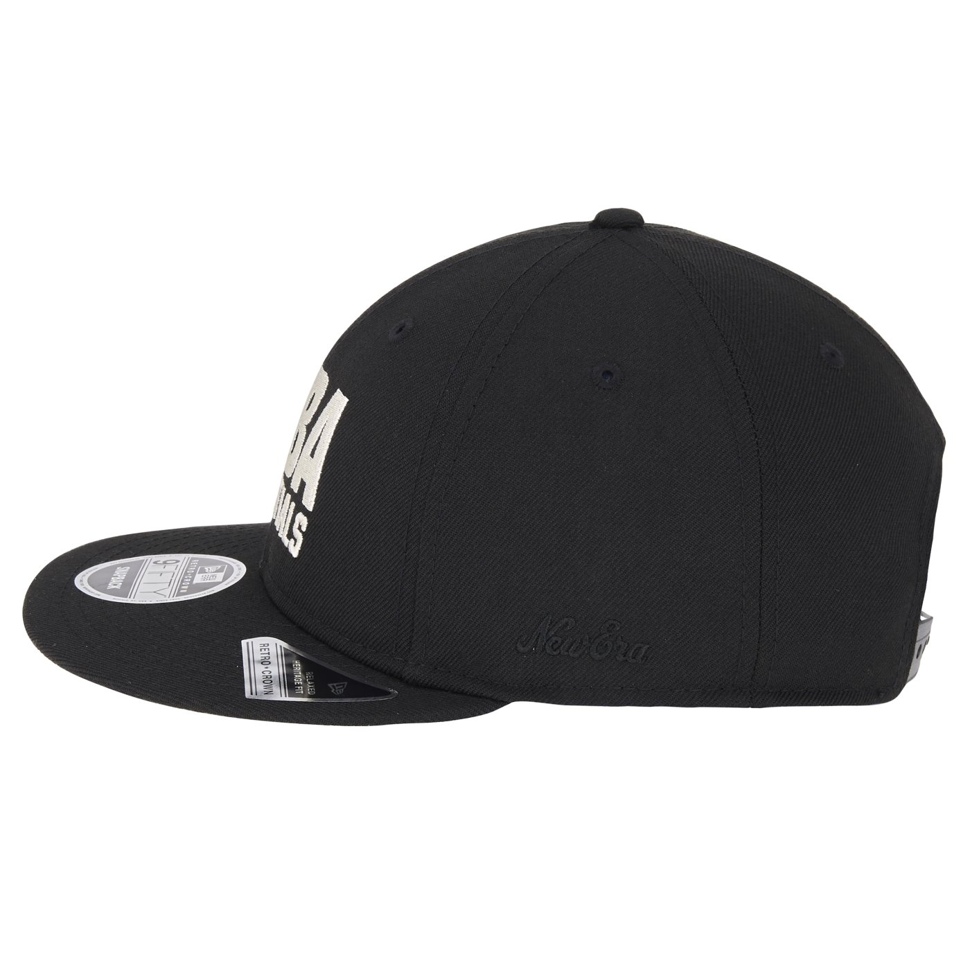 Bone New Era 9FIFTY RETRO CROWN  NBA Preto Preto 7