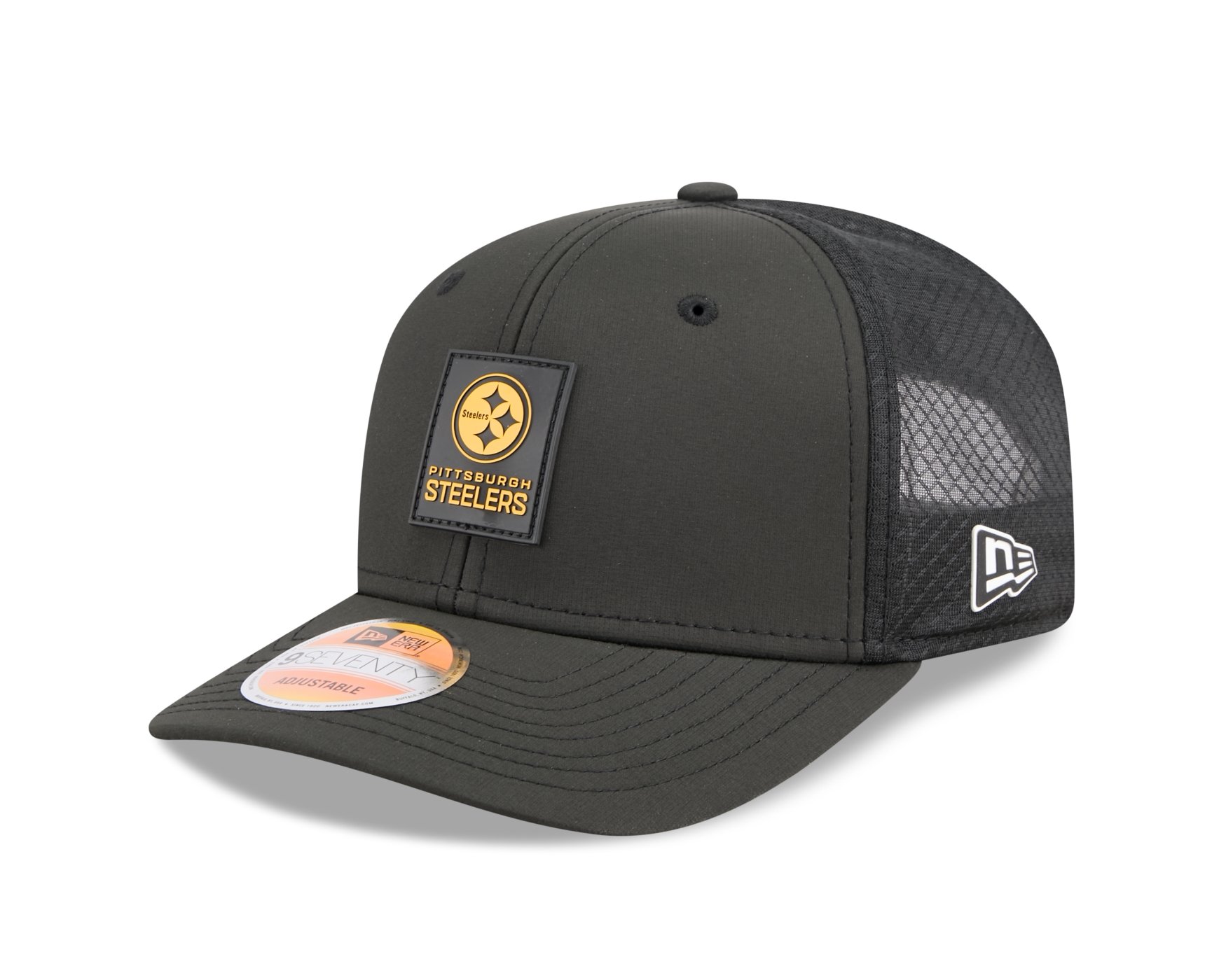 Bone New Era  9SEVENTY Pittsburgh Steelers NFL Preto